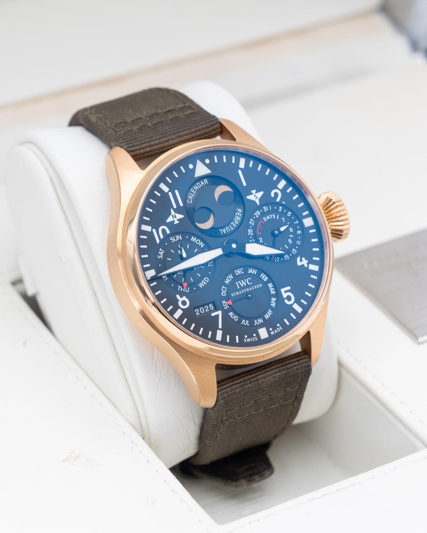IWC Big Pilot Perpetual Calendar 46.2mm IW502609 Rose Gold Black Dial 1 of 25