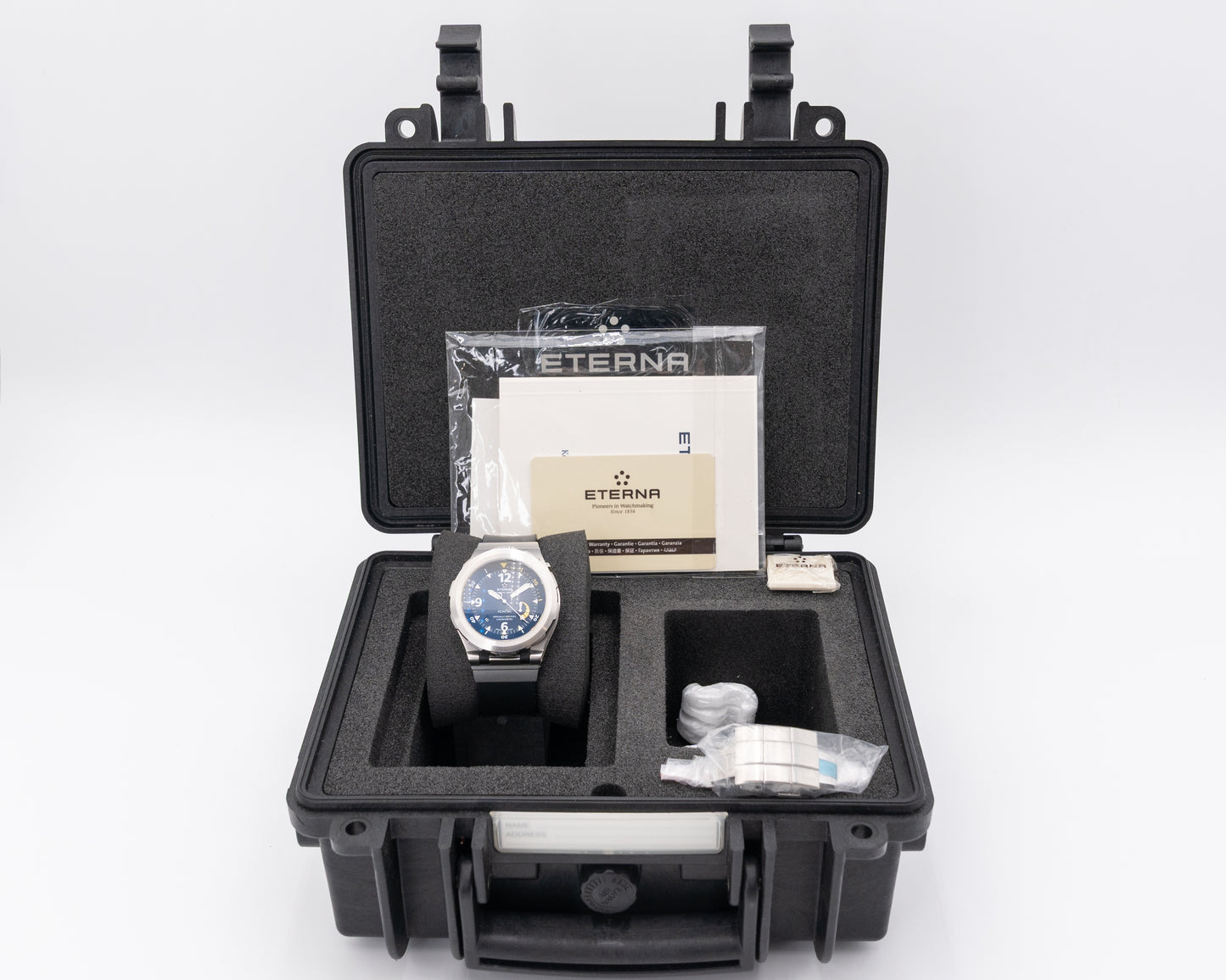Eterna Kontiki 46mm 1594.44 Stainless Steel Diver