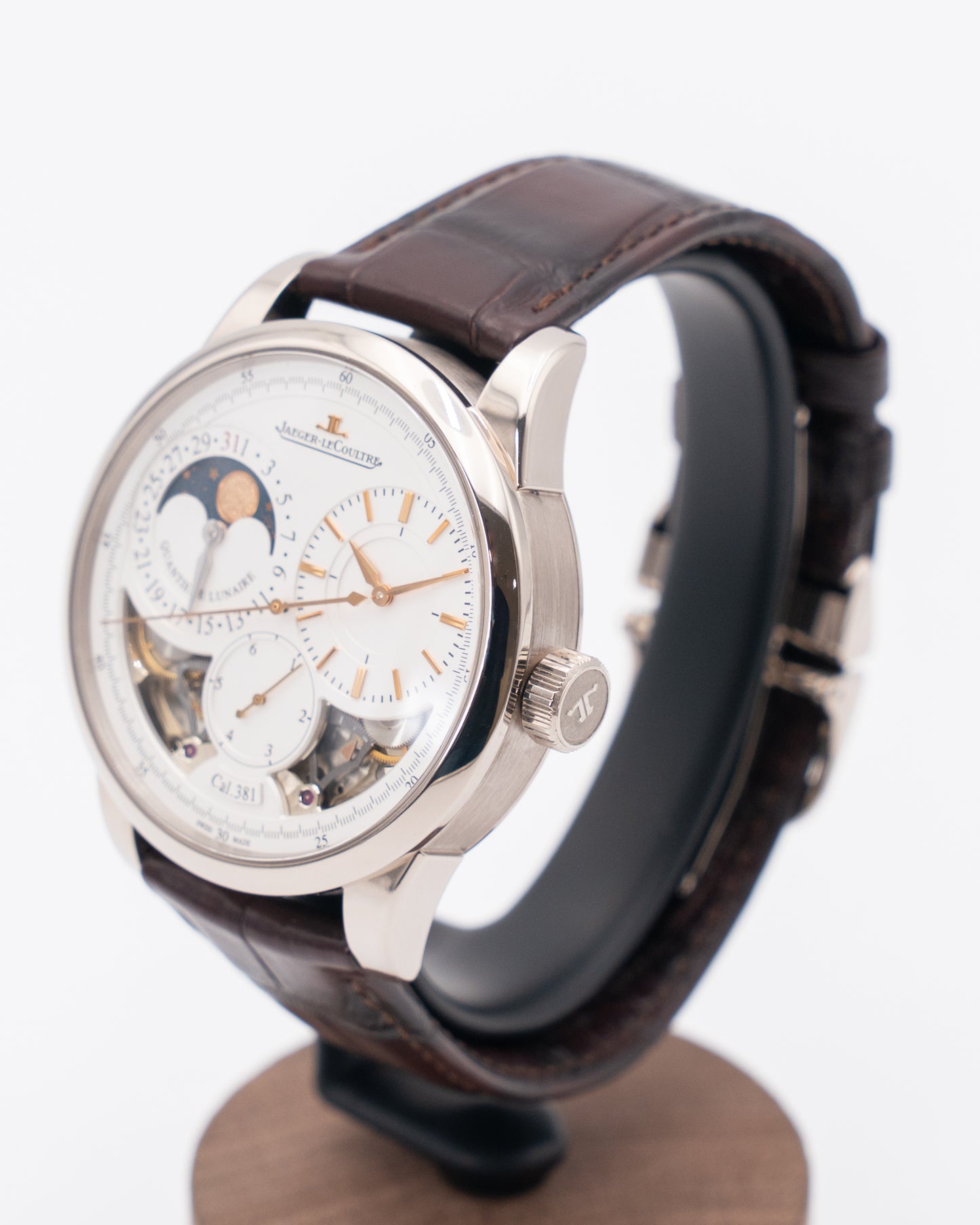 Jaeger-LeCoultre Duomètre Quantieme Lunaire Q6043420 White Gold Moonphase 2017