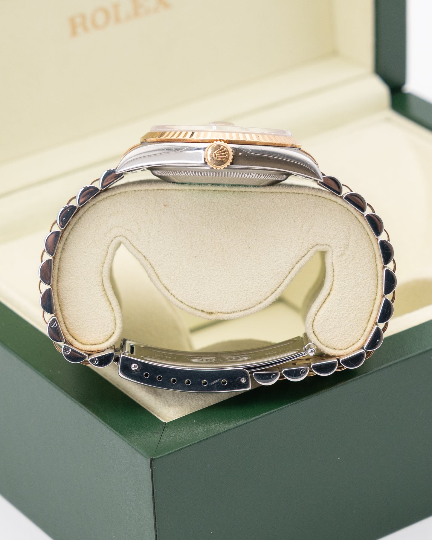 Rolex Datejust 36mm 16233 Champagne Roman Dial On Jubilee T-Serial