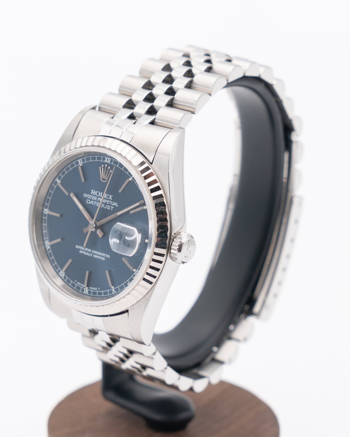 Rolex Datejust 36mm 16234 Blue Dial on Jubilee S-Serial