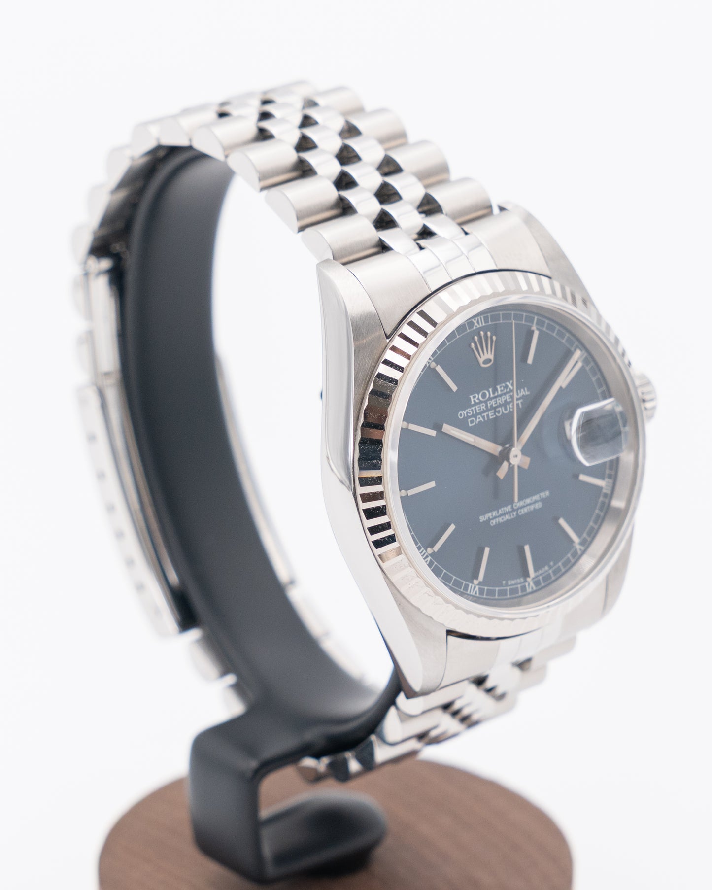 Rolex Datejust 36mm 16234 Blue Dial on Jubilee S-Serial