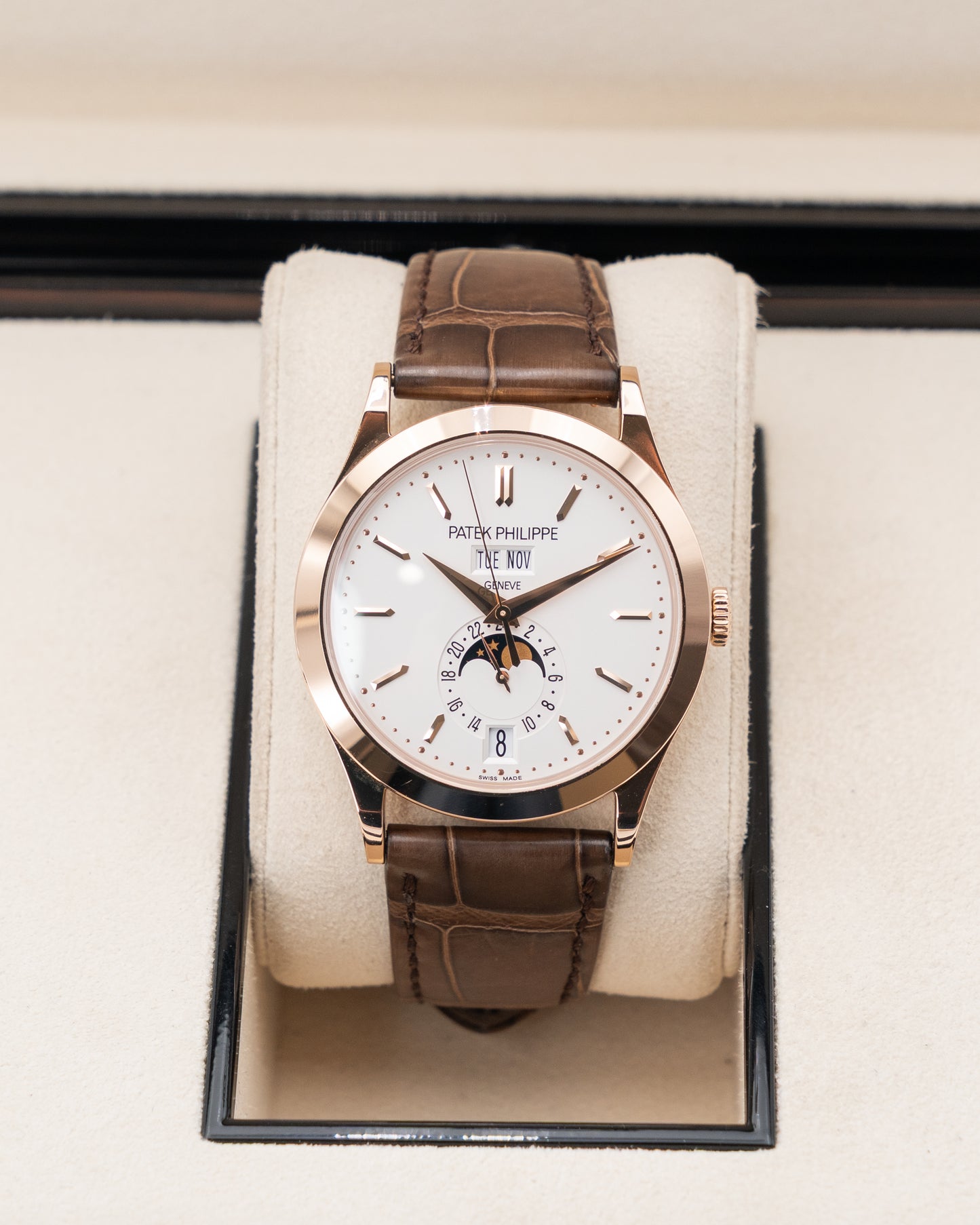 Patek Philippe Annual Calendar 38.5mm 5396r-011 Rose Gold Silver Dial 2020