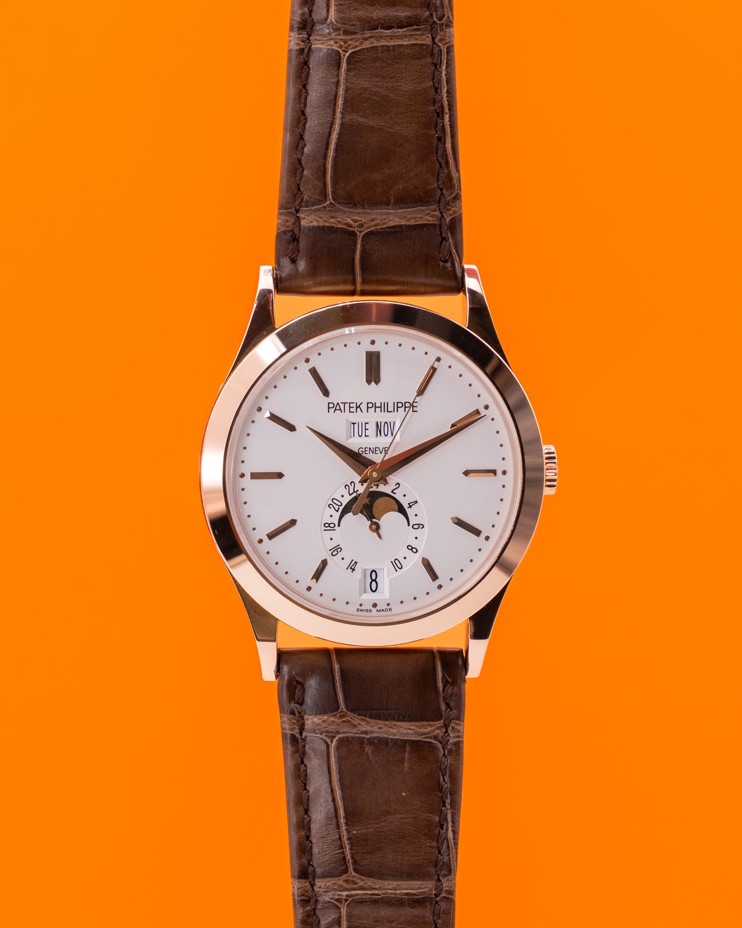 Patek Philippe Annual Calendar 38.5mm 5396r-011 Rose Gold Silver Dial 2020
