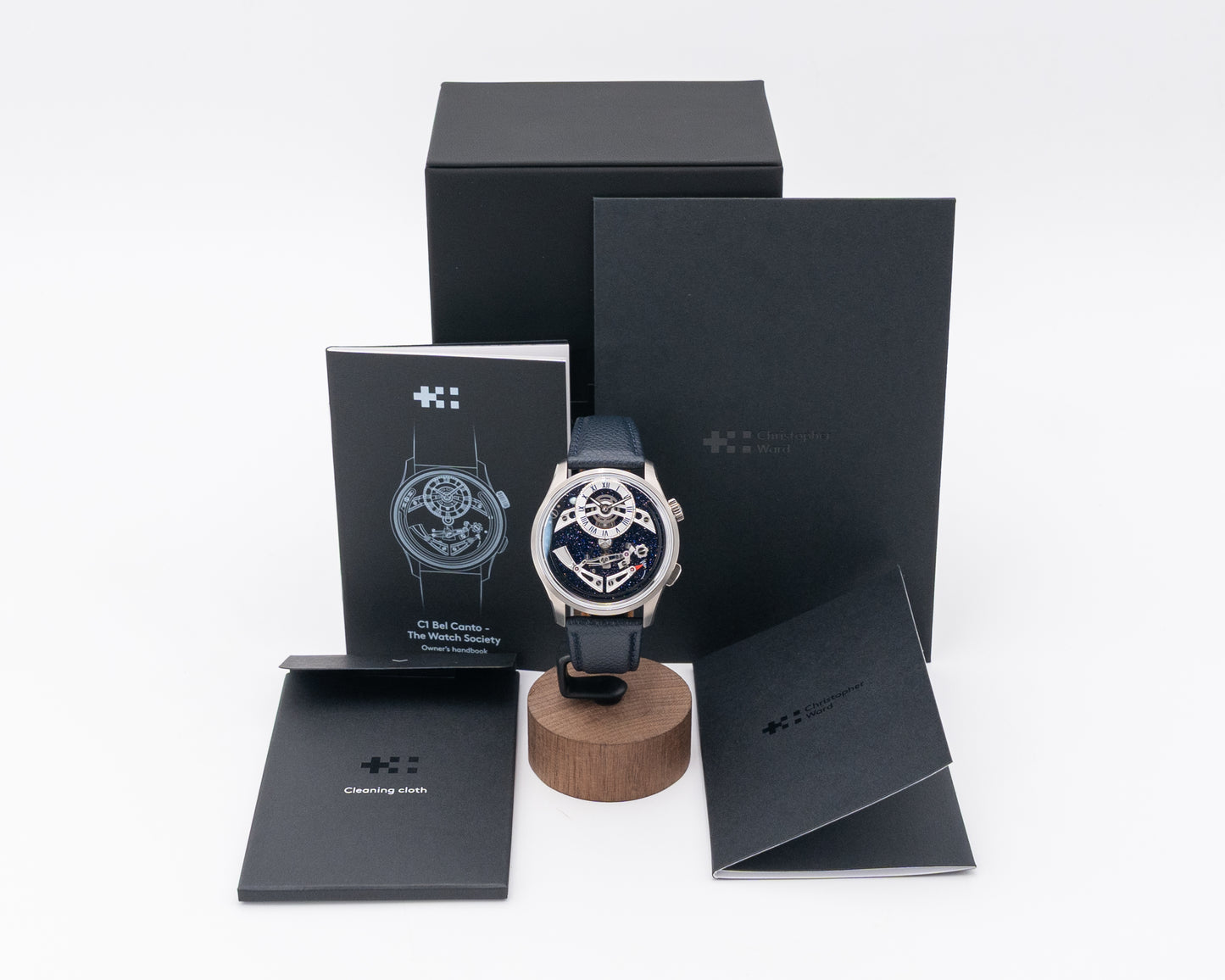 Christopher Ward Bel Canto 41mm C01 The Watch Society Edition Aventurine Dial