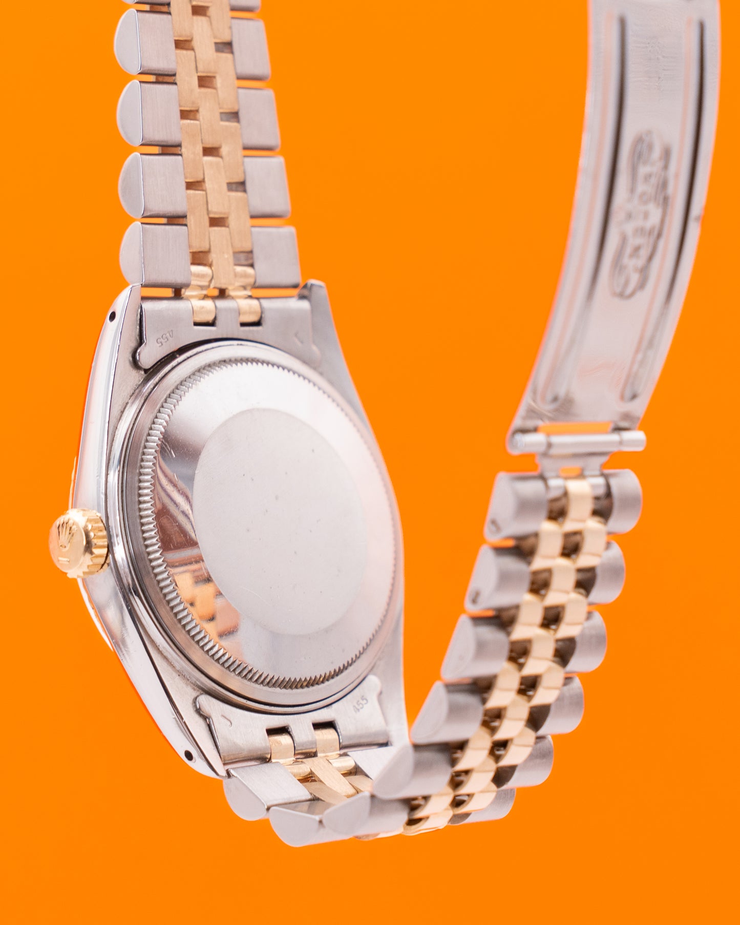 Rolex Datejust 36mm 16013 White Dial Two Tone Fluted Jubilee