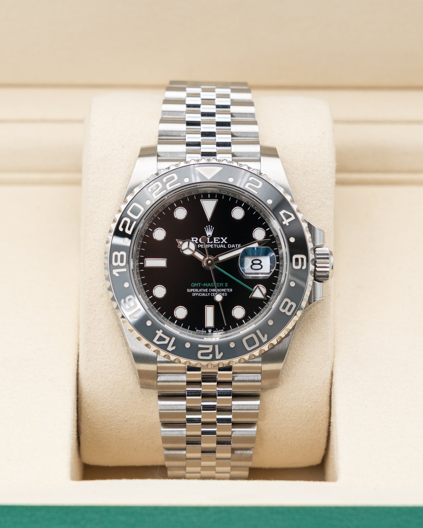 UNWORN Rolex GMT Master II 40mm 126710GRNR Bruce Wayne Jubilee 2025