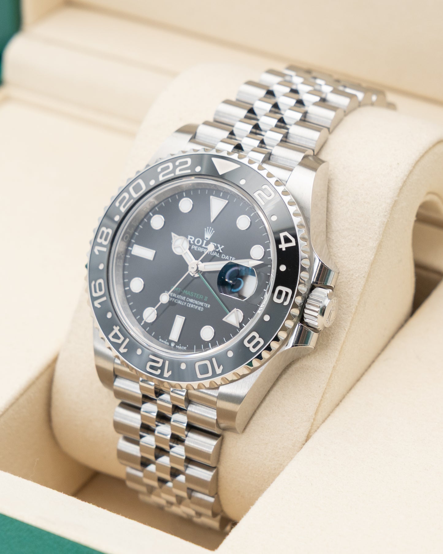 UNWORN Rolex GMT Master II 40mm 126710GRNR Bruce Wayne Jubilee 2025