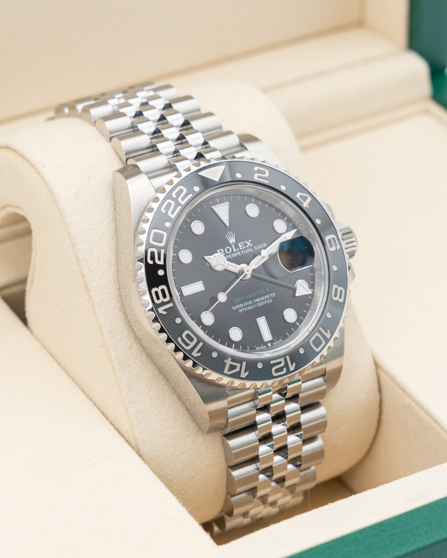 UNWORN Rolex GMT Master II 40mm 126710GRNR Bruce Wayne Jubilee 2025
