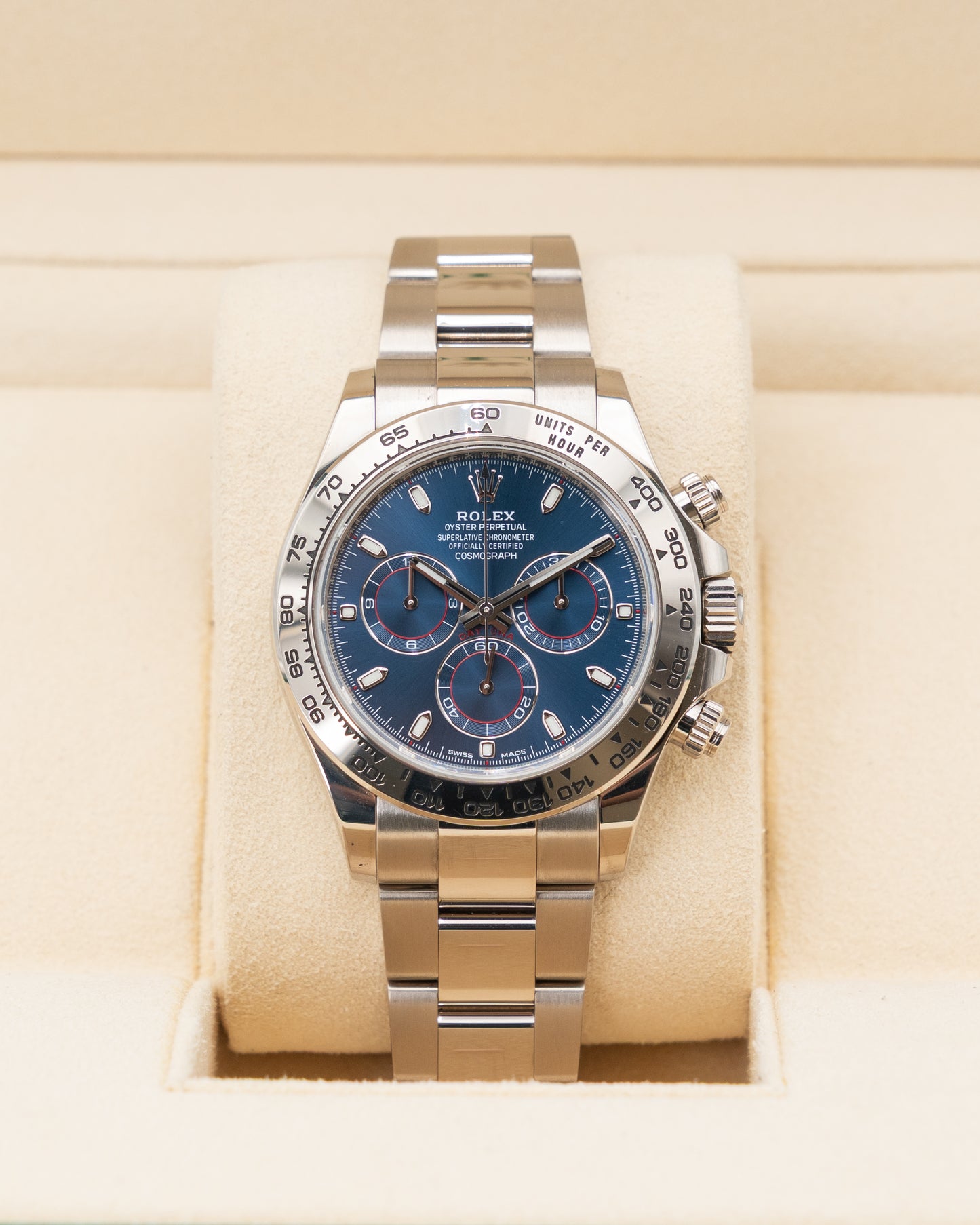 Rolex Daytona 40mm 116509 Blue Dial White Gold 2020