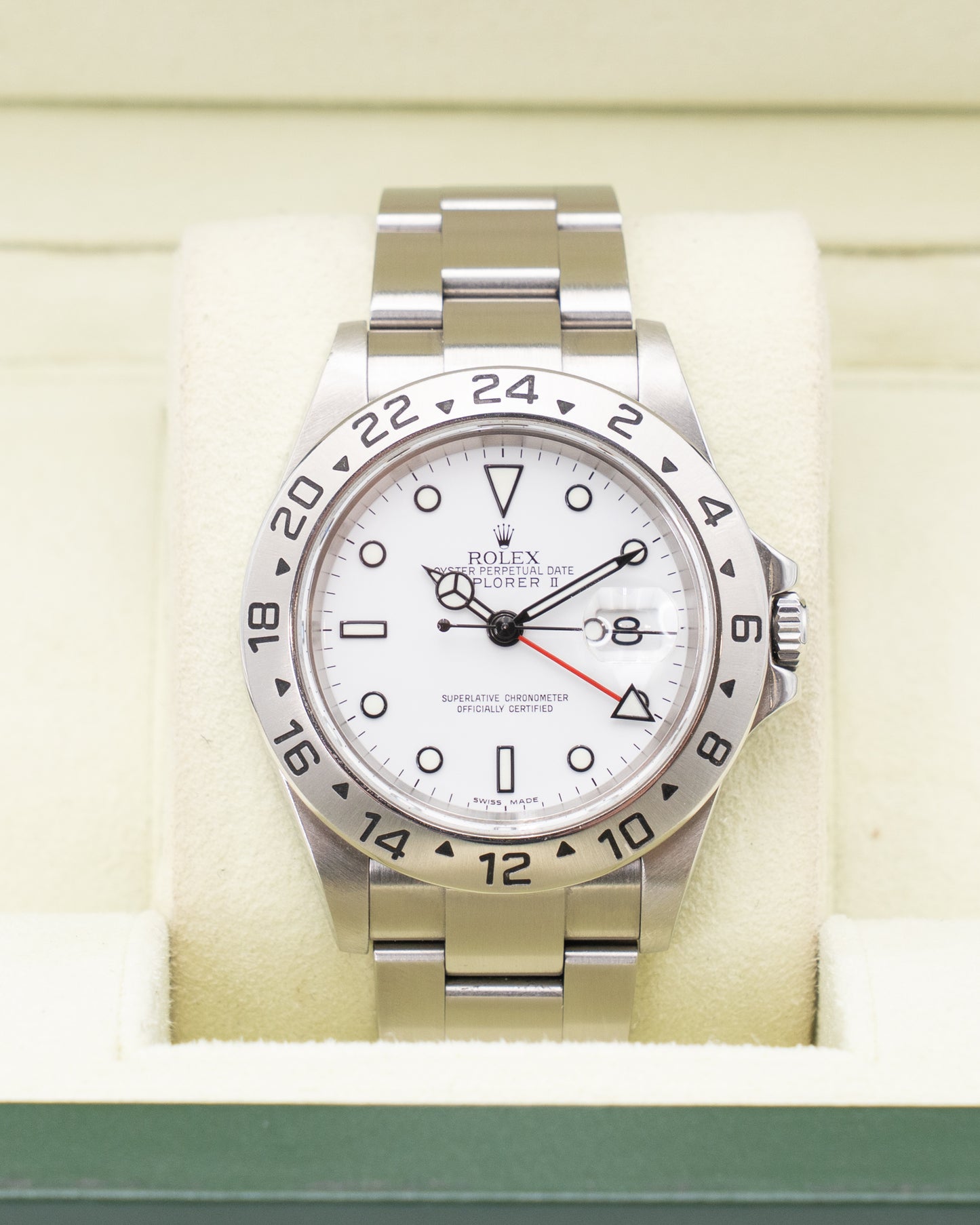 Rolex Explorer II 40mm 16570 Superluminova 3186 Movement 2007