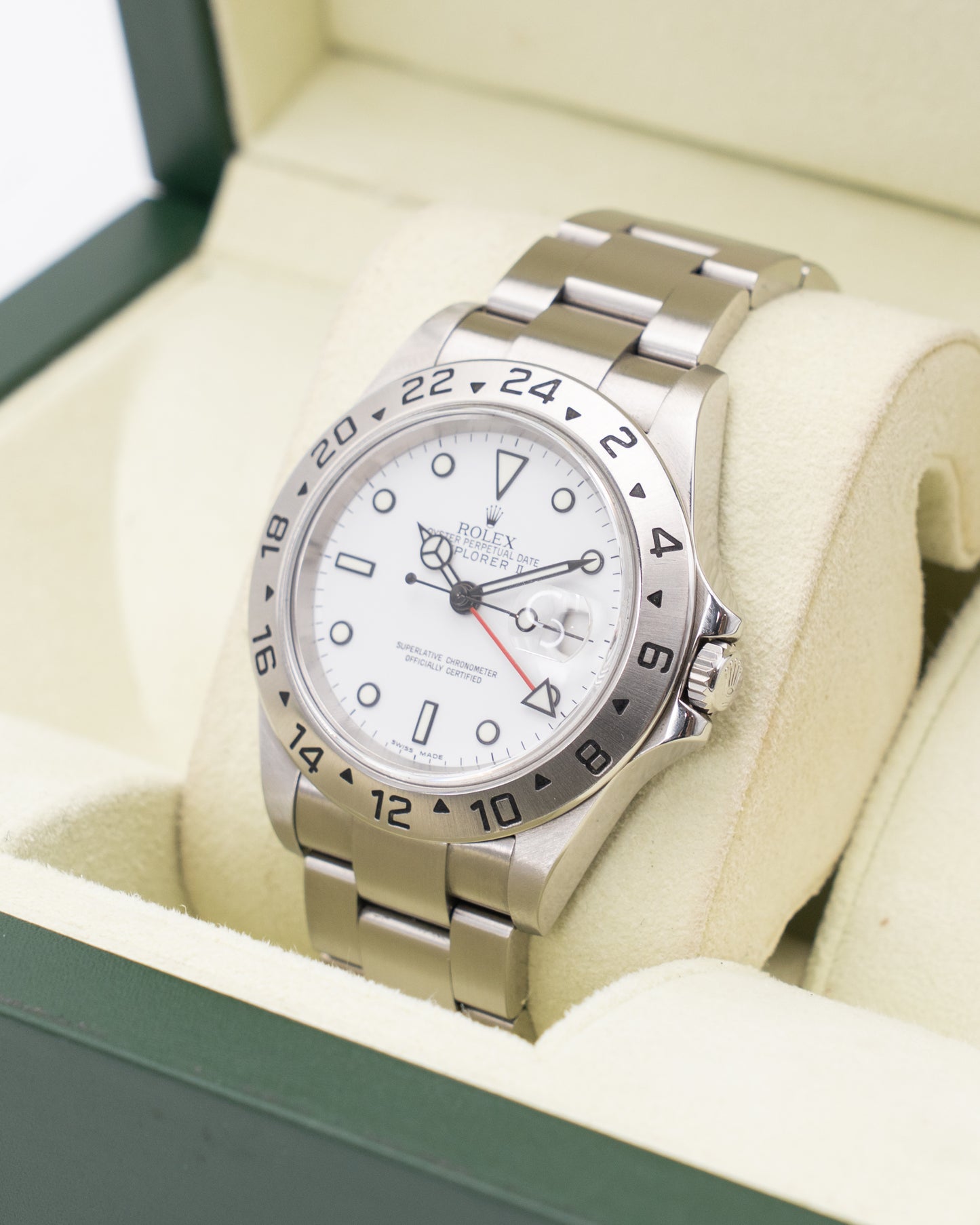 Rolex Explorer II 40mm 16570 Superluminova 3186 Movement 2007