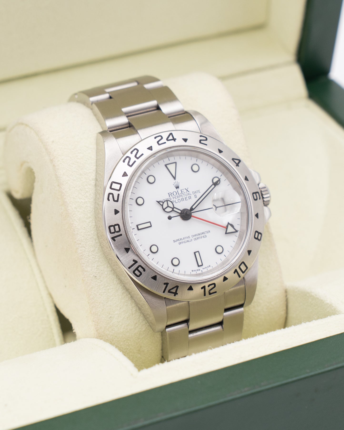 Rolex Explorer II 40mm 16570 Superluminova 3186 Movement 2007