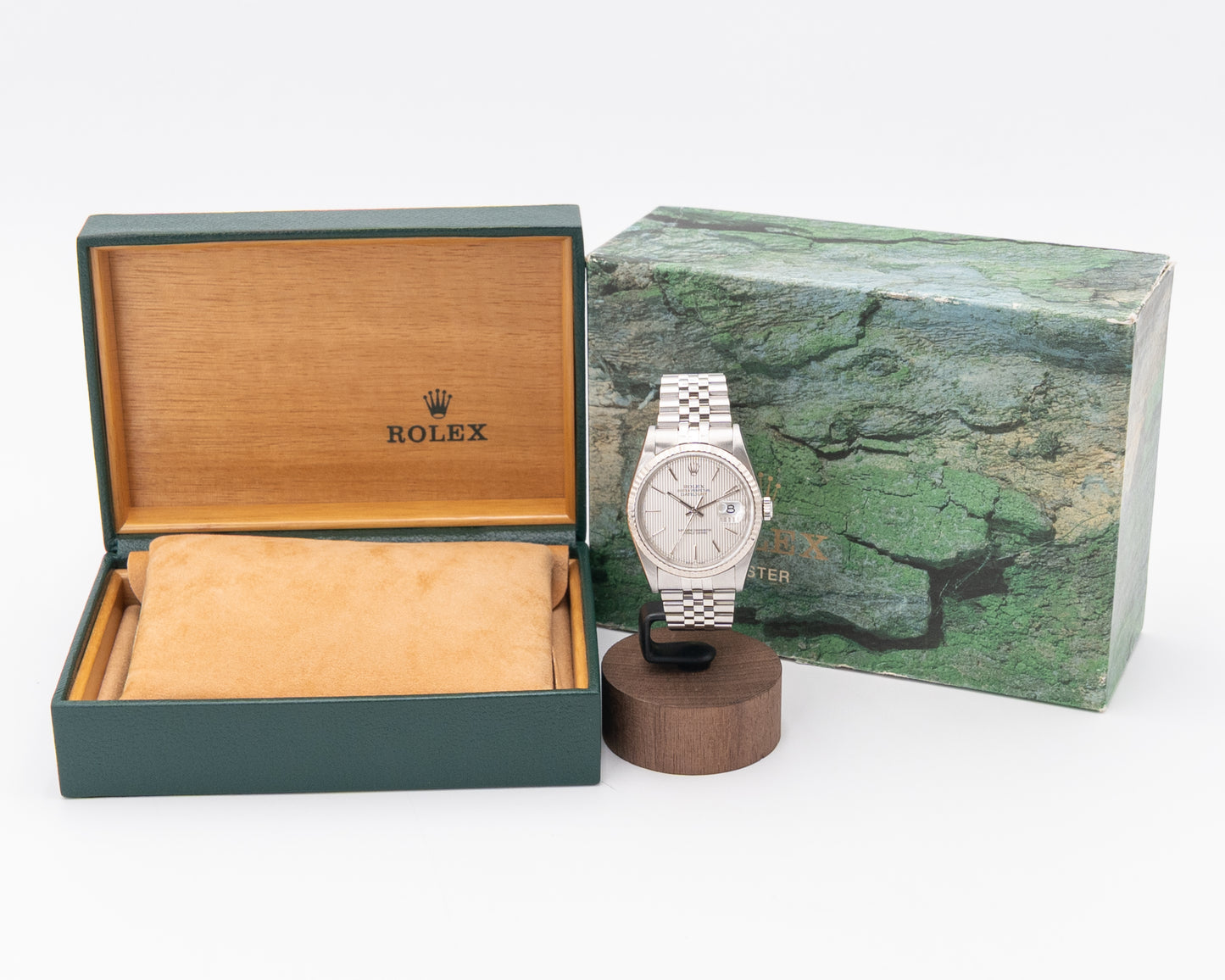 Rolex Datejust 36mm 16234 White Tapestry Dial