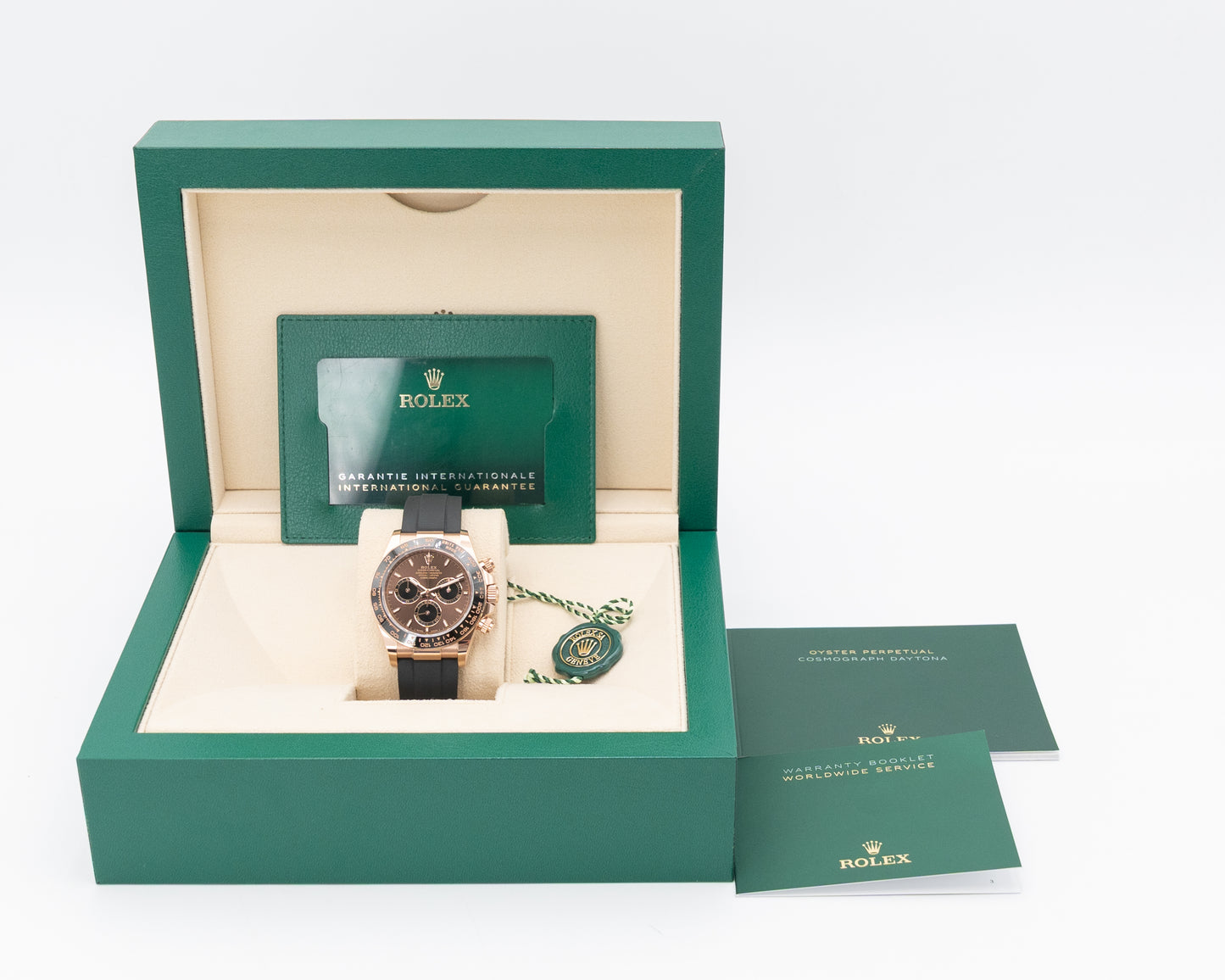 Rolex Daytona 40mm 126515LN Rose Gold Oysterflex 2025