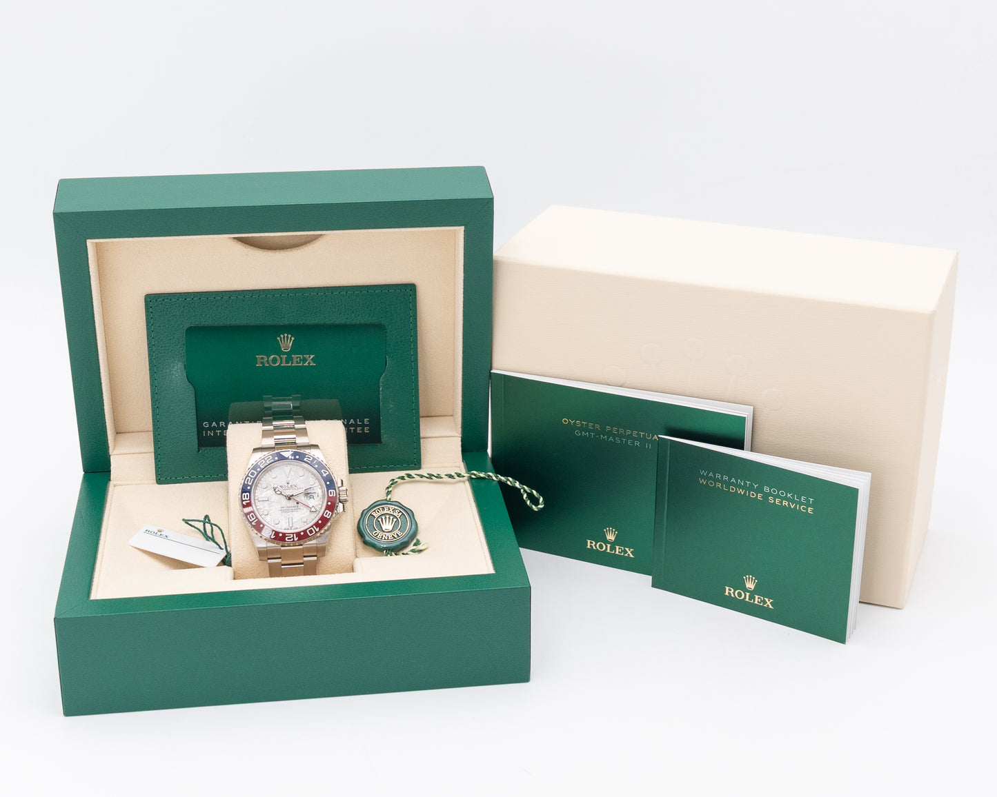 Rolex GMT Master II 40mm 126719BLRO Meteorite Pepsi White Gold 2023