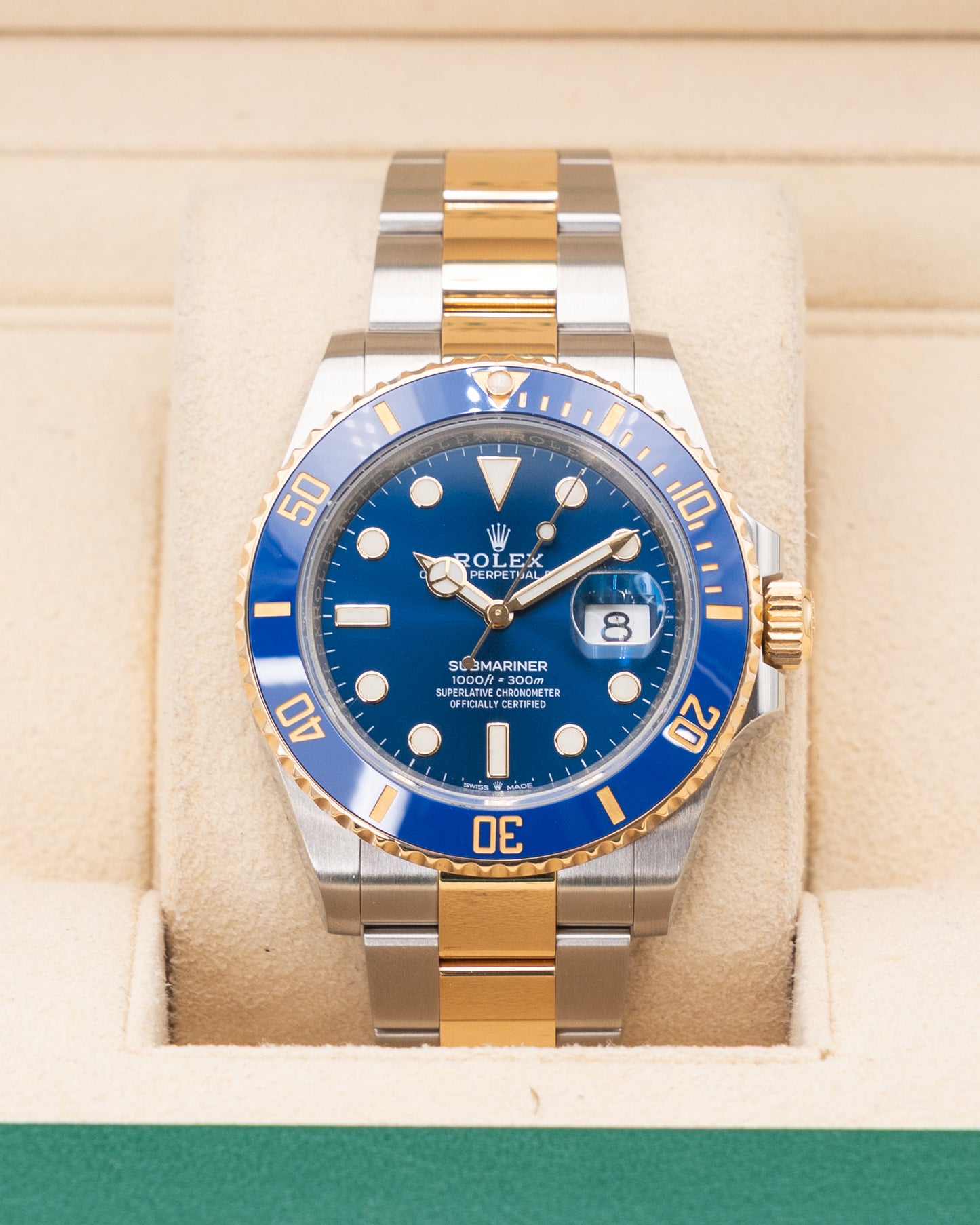 Rolex Submariner Date 41mm 126613LB Bluesy Two Tone Yellow Gold Blue Dial 2023