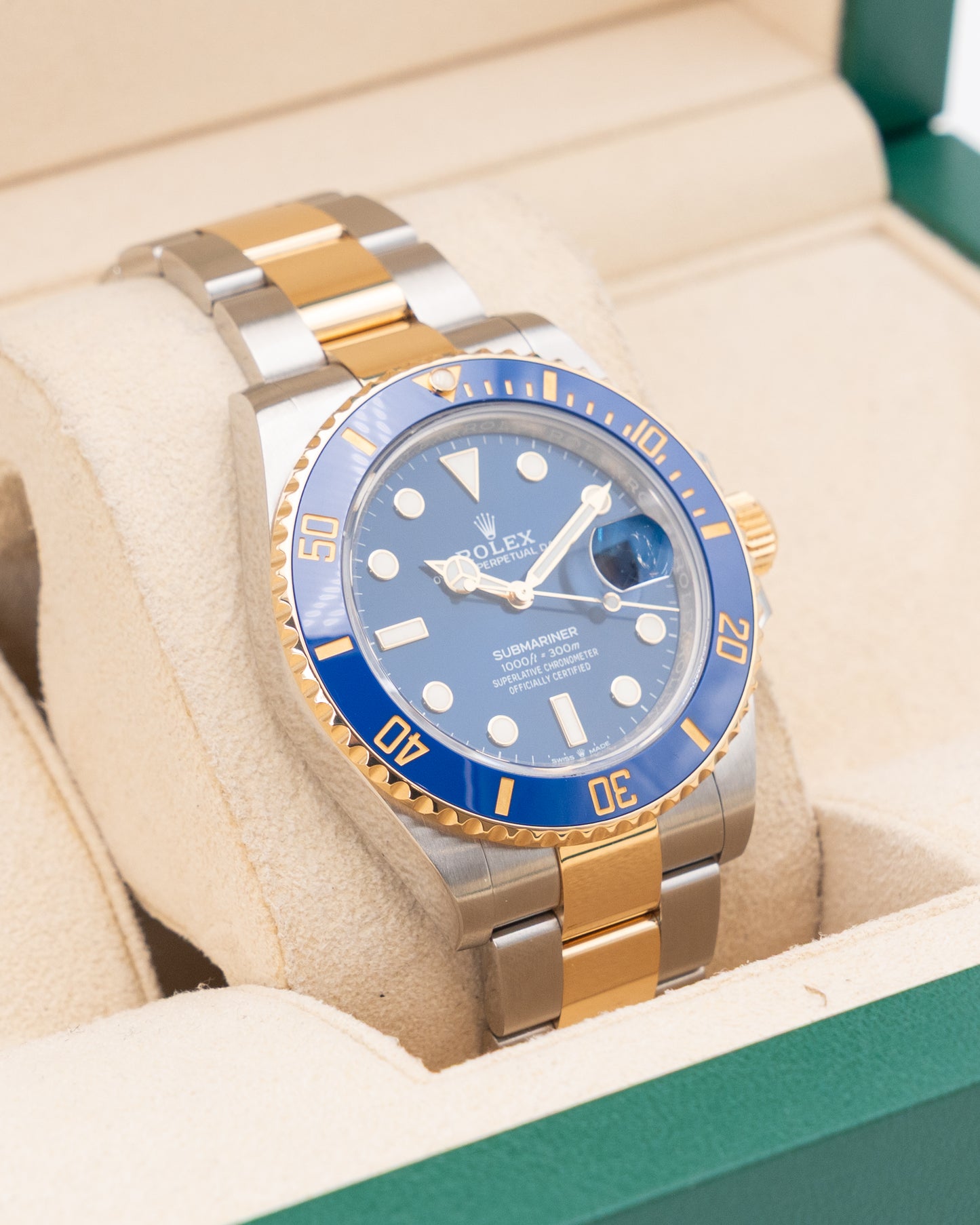 Rolex Submariner Date 41mm 126613LB Bluesy Two Tone Yellow Gold Blue Dial 2023