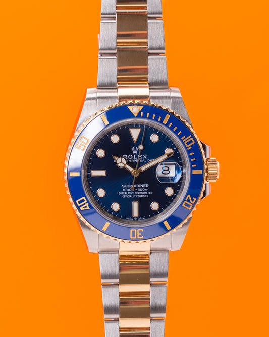 Rolex Submariner Date 41mm 126613LB Bluesy Two Tone Yellow Gold Blue Dial 2023