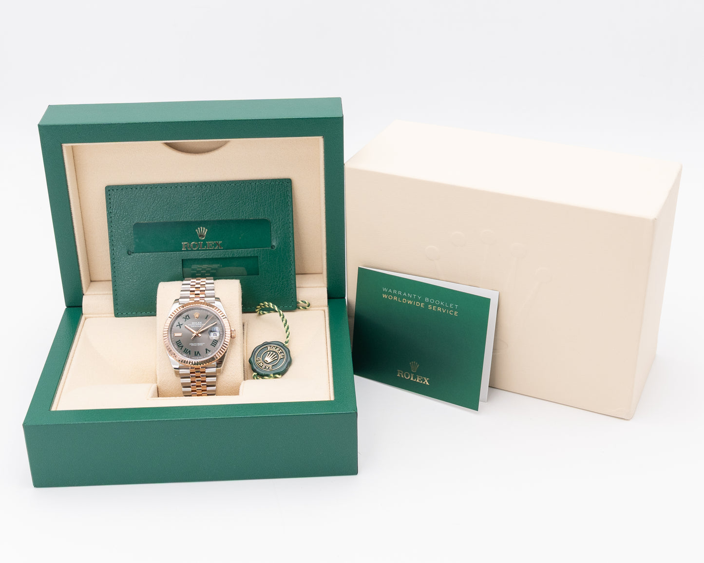 Rolex Datejust 41mm 126331 Two Tone Rose Gold Wimbledon 2023