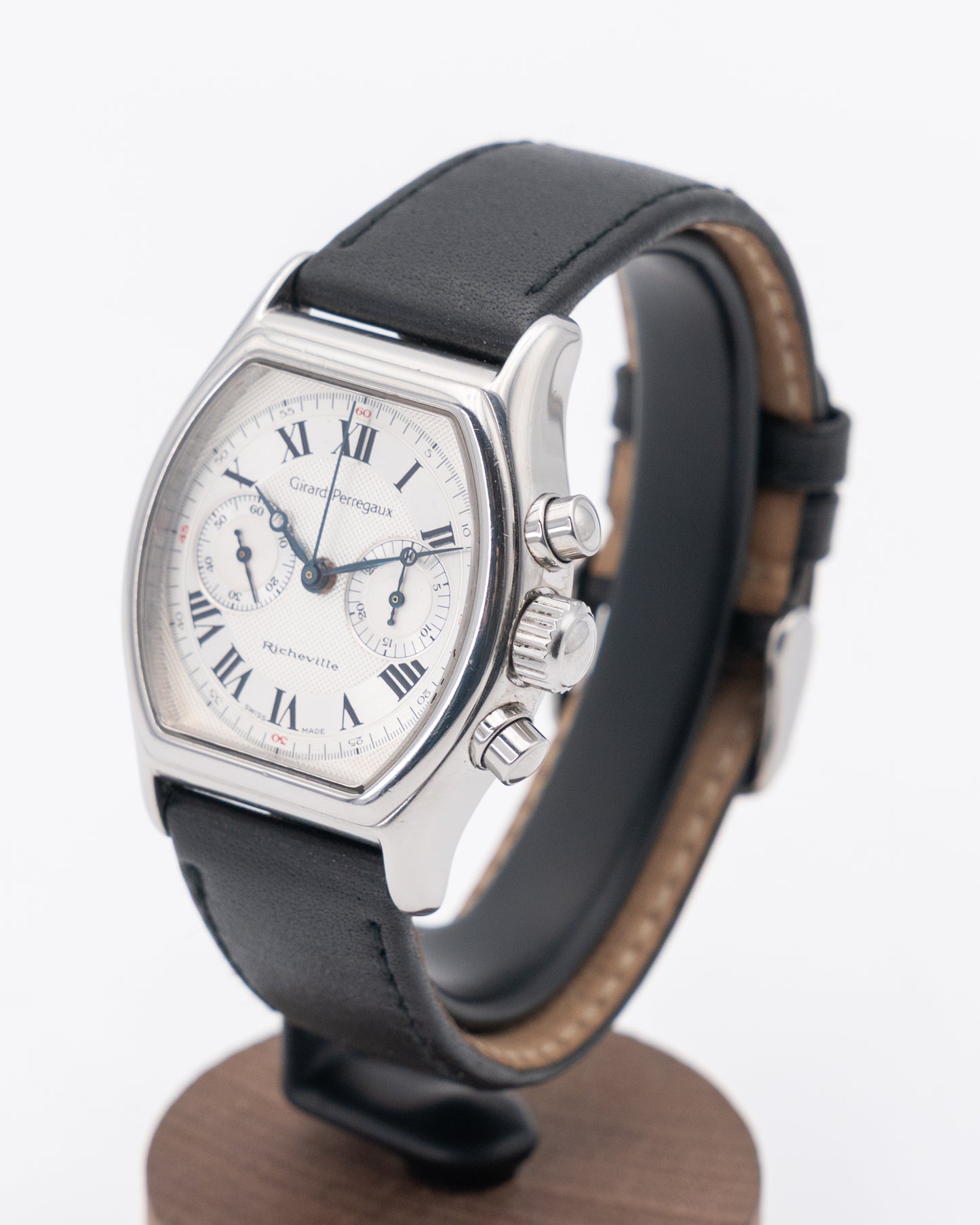 Girard Perregaux Richeville 2710 Stainless Steel White Dial Chronograph