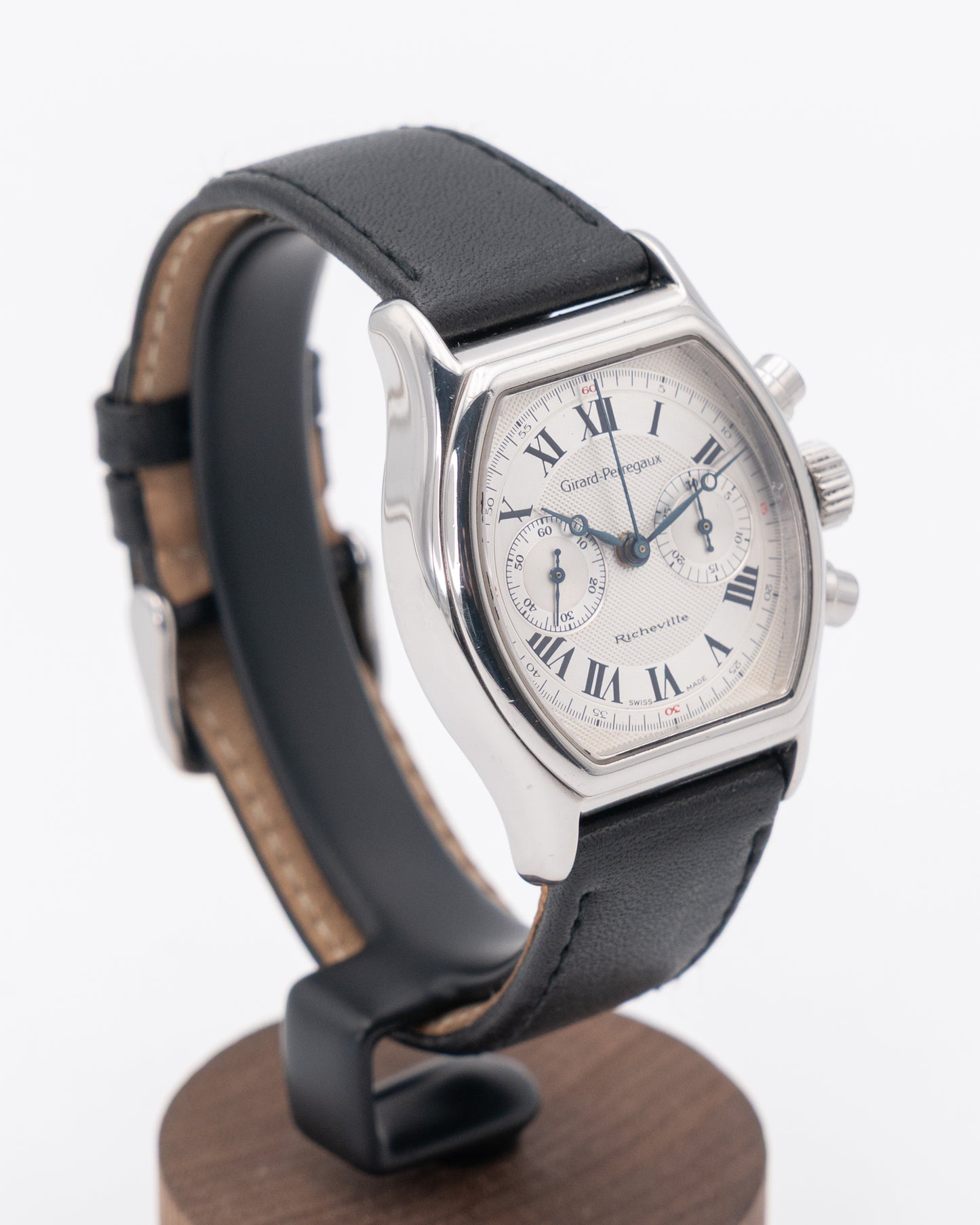 Girard Perregaux Richeville 2710 Stainless Steel White Dial Chronograph