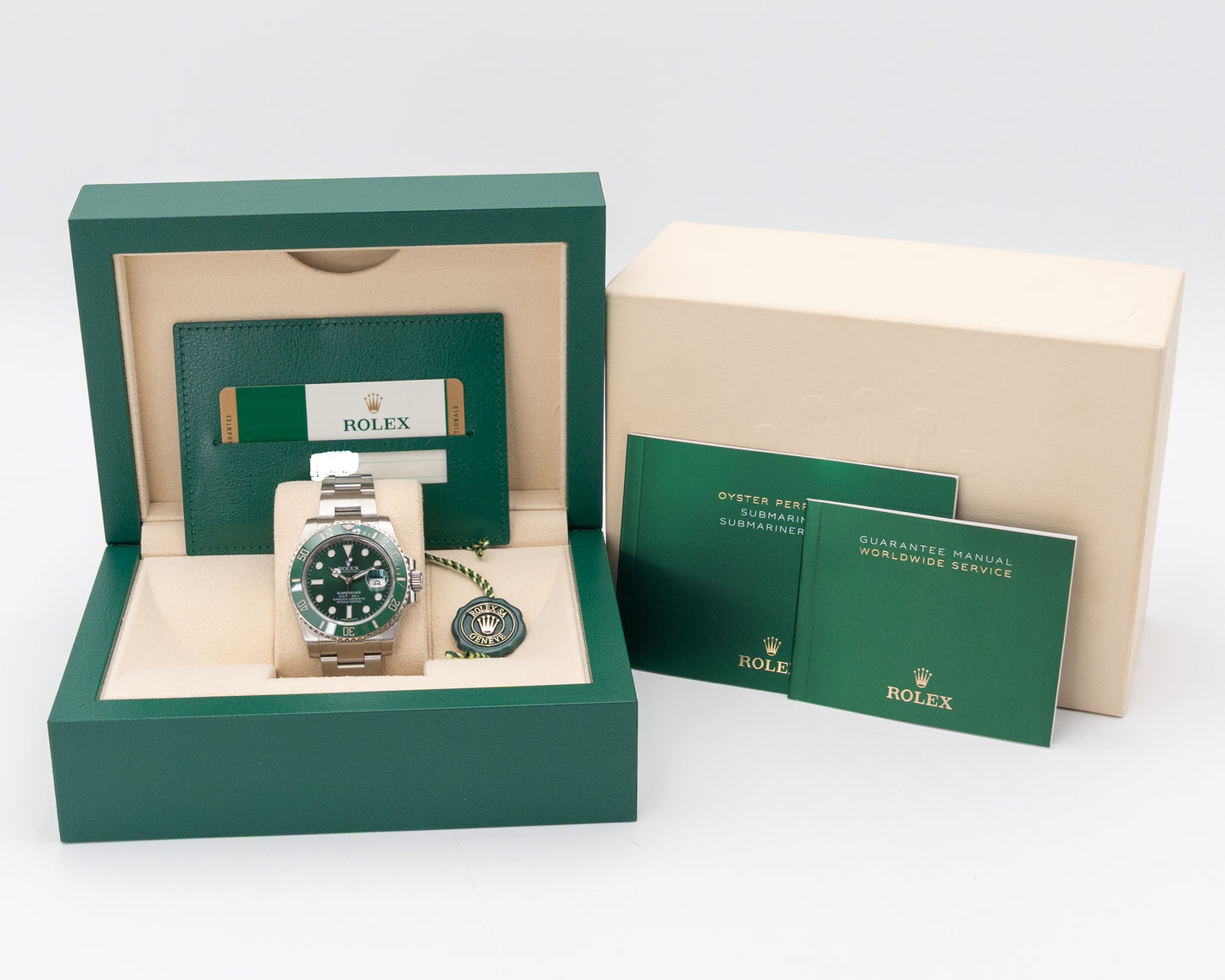 Rolex Submariner Date 40mm 116610LV Hulk Green Dial 2015