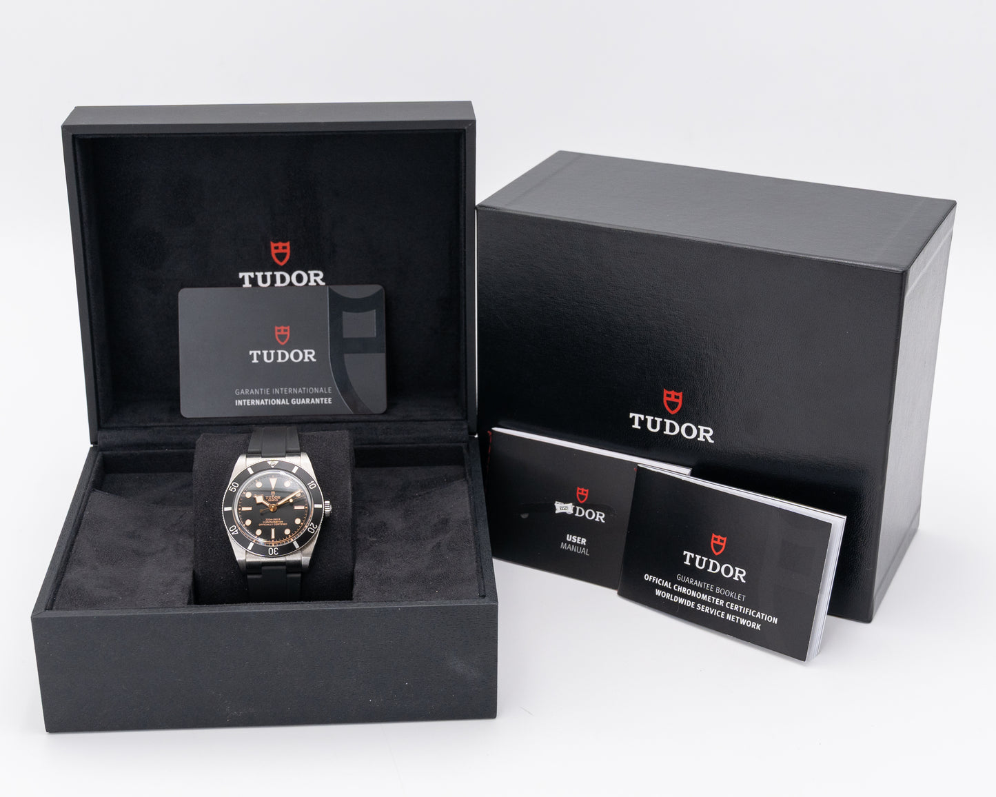 Tudor Black Bay 54 37mm 79000N Black on Rubber Strap 2023