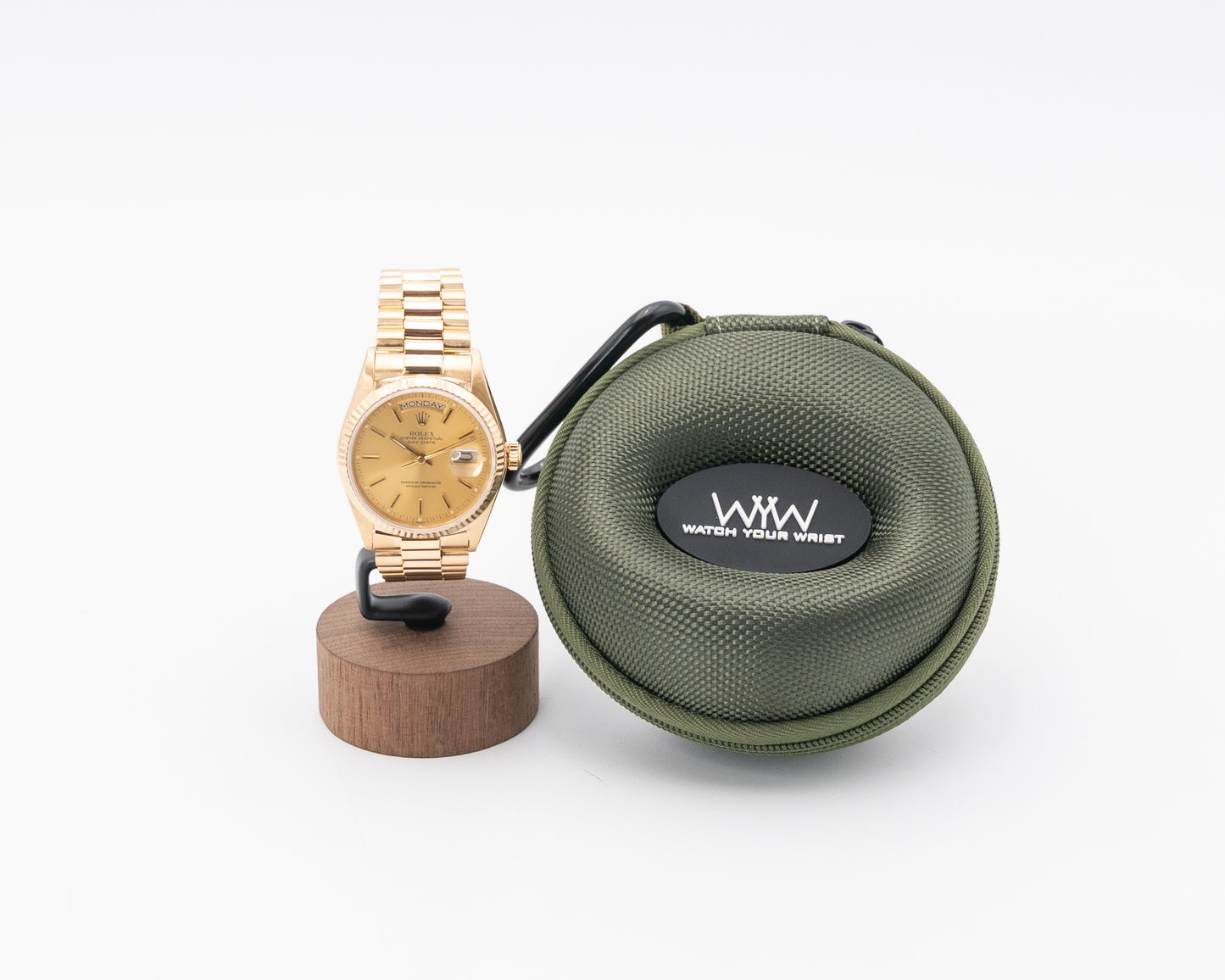 Rolex DayDate 36mm 18038 Yellow Gold Champagne Dial