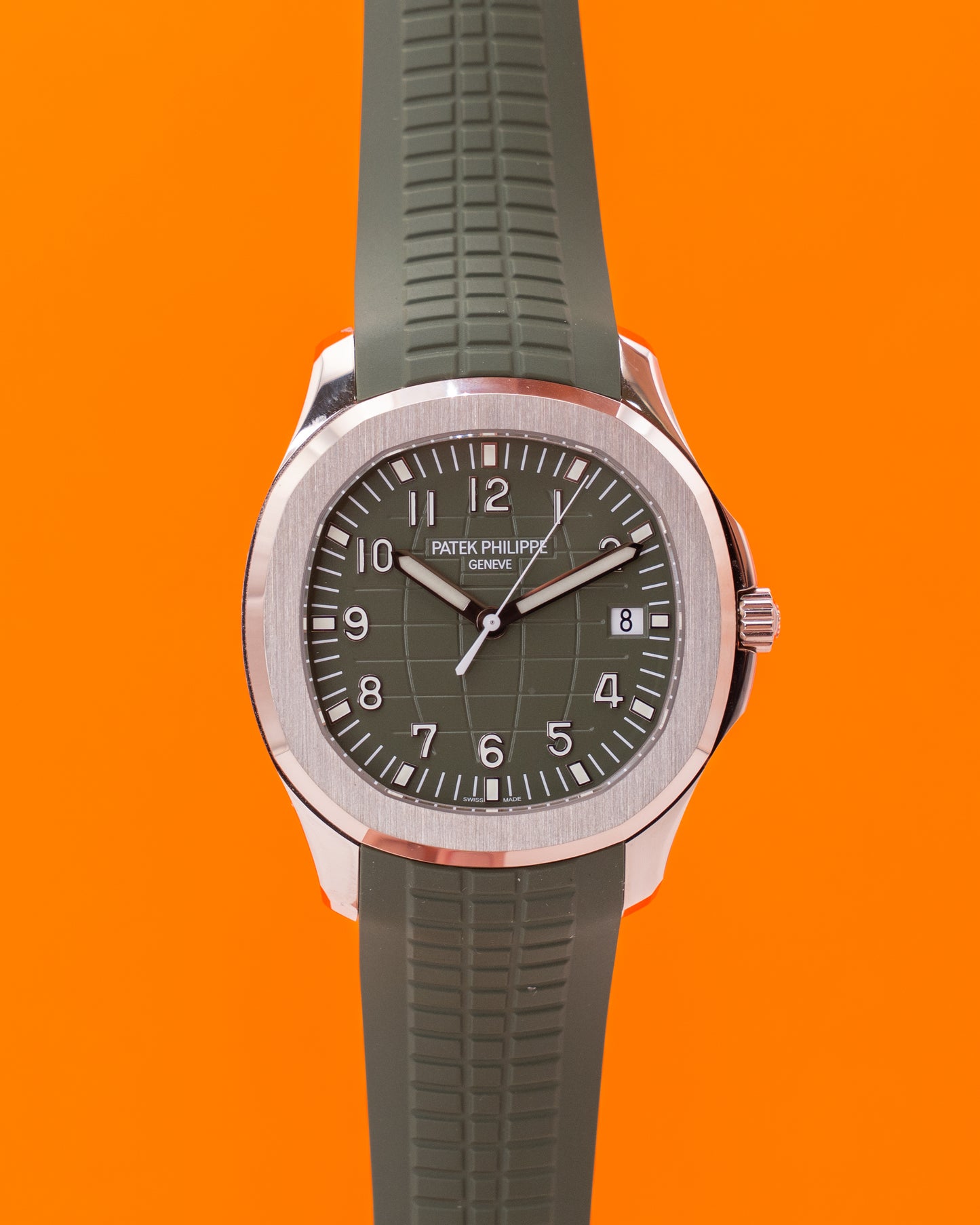Patek Philippe Aquanaut 42.2mm 5168G-010 Green Dial White Gold 2023