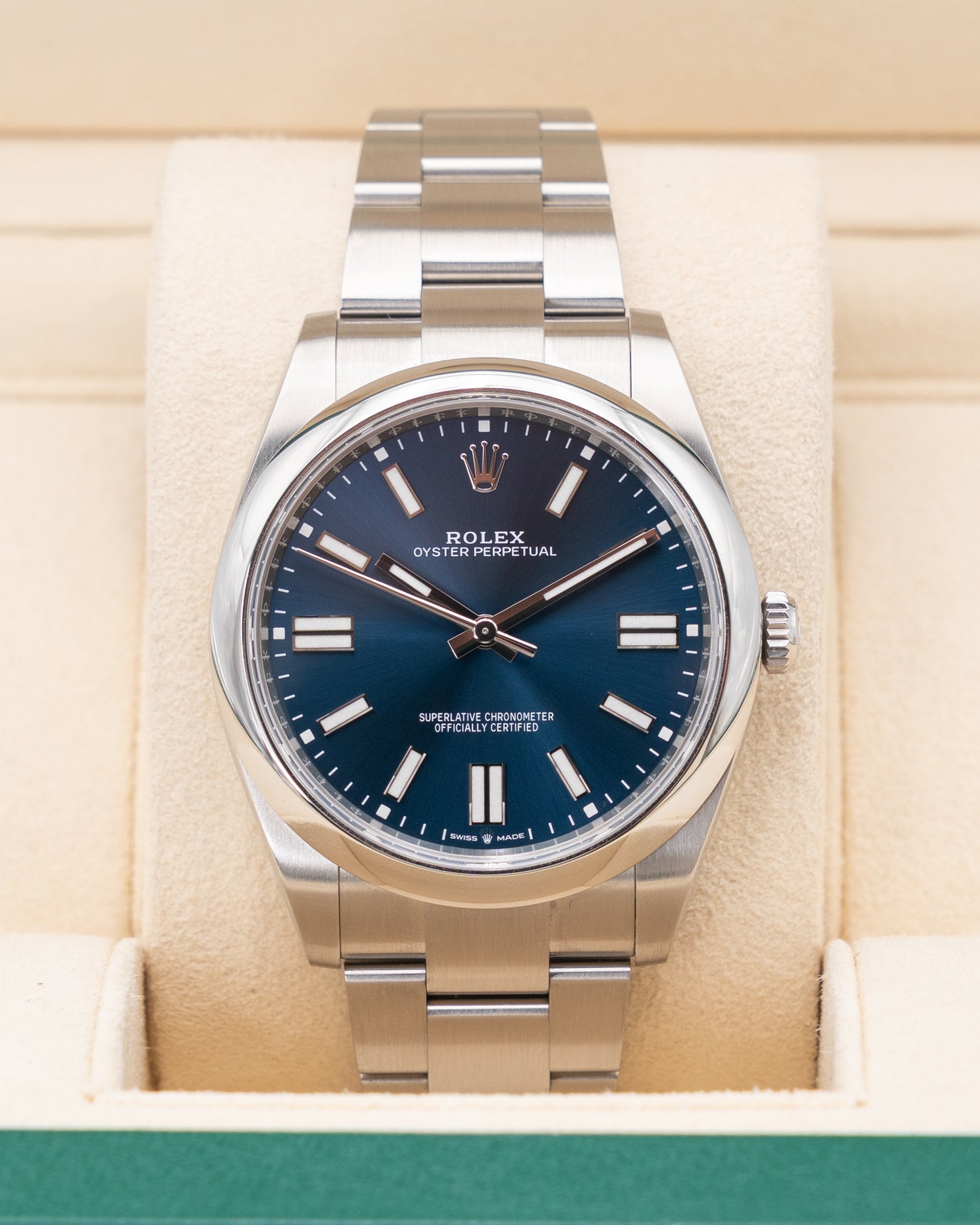 Rolex Oyster Perpetual 41mm 124300 Blue Dial 2025
