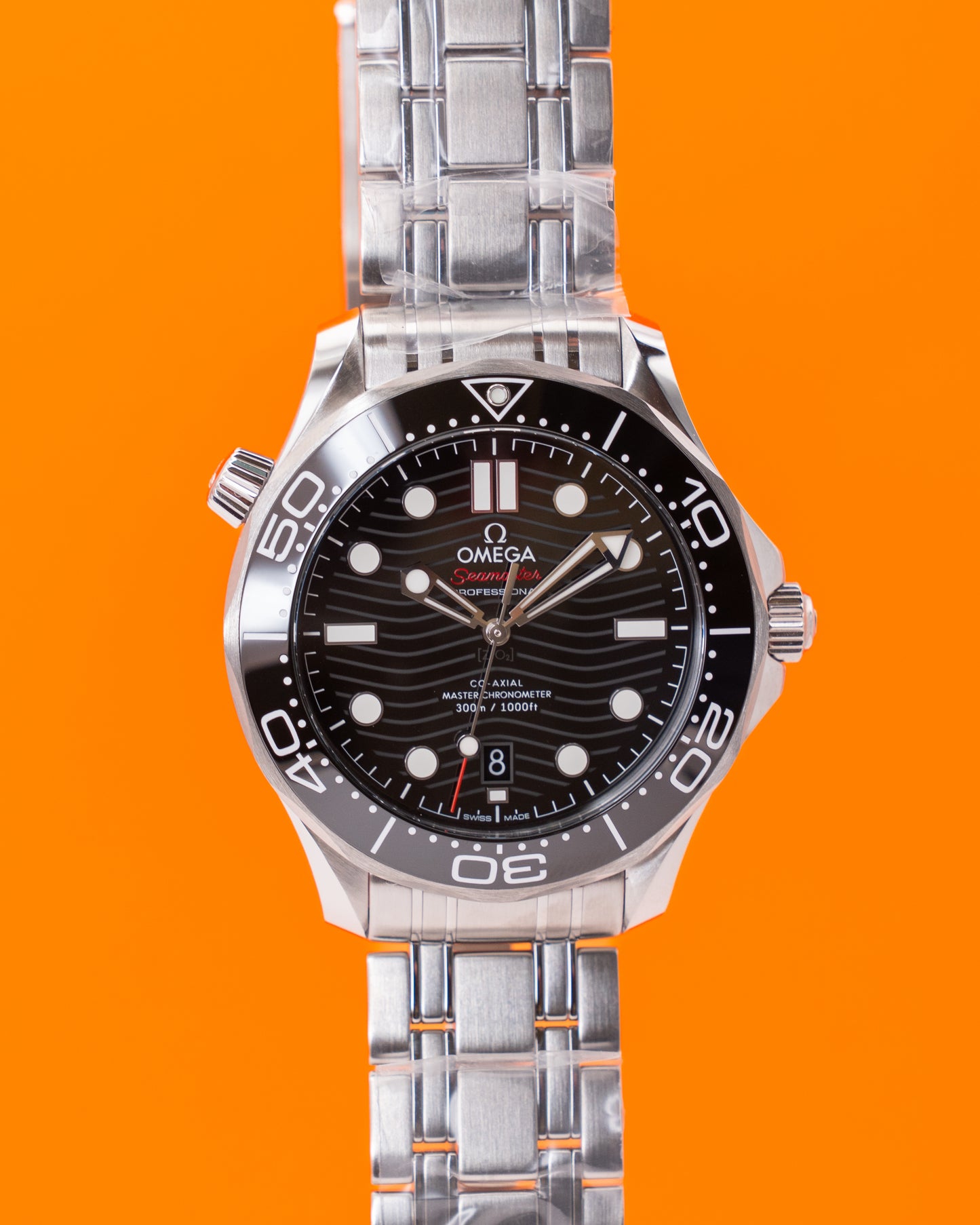 UNWORN WITH STICKERS 2025 Omega Seamaster Diver 300M 210.30.42.20.01.001 Black 2025