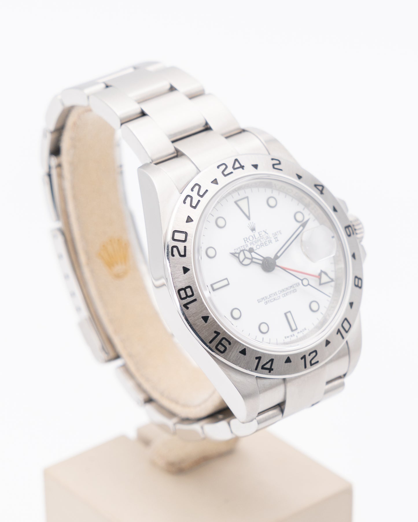 Rolex Explorer II 40mm 16570 3186 White Dial