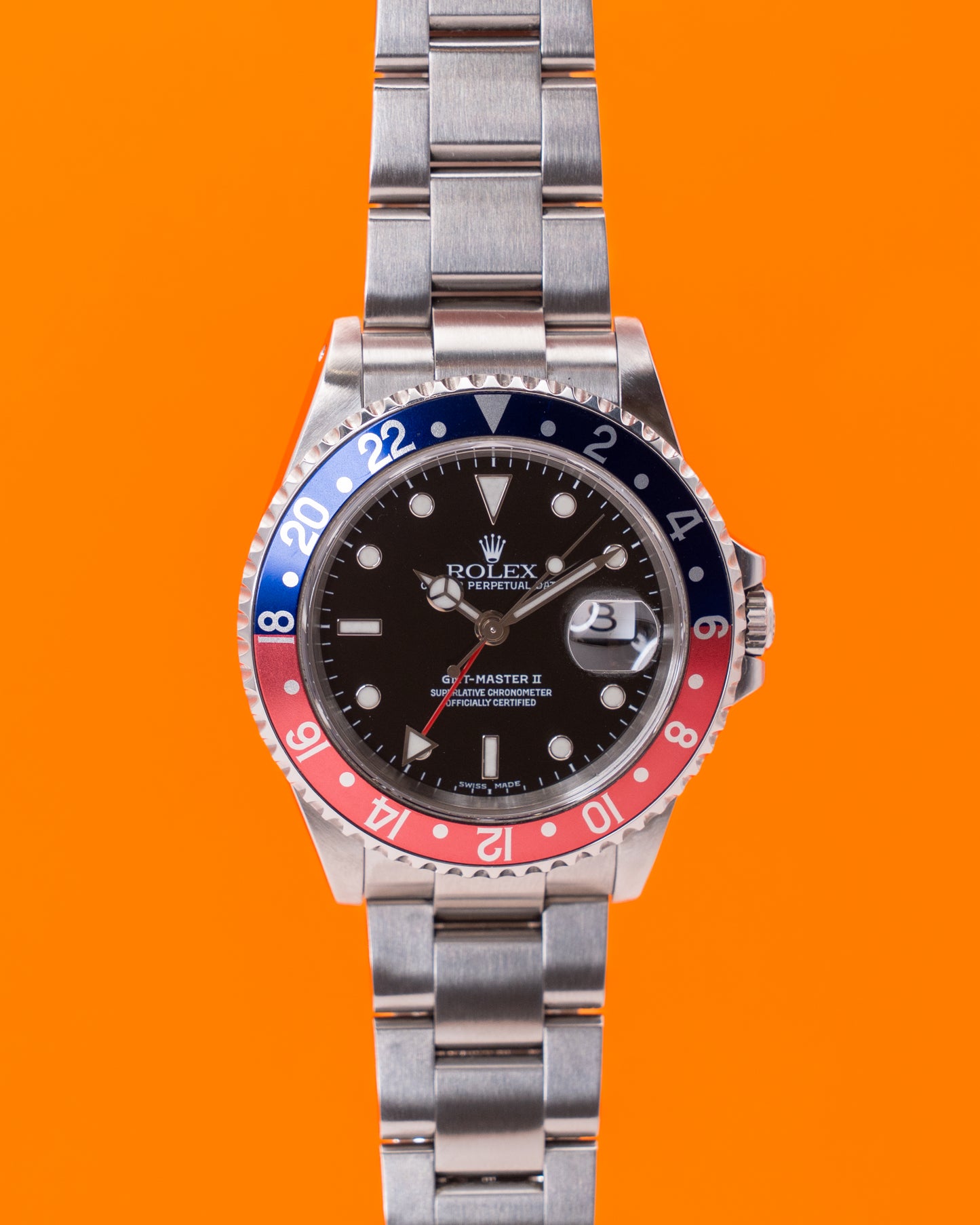 Rolex GMT Master II 40mm 16710 Pepsi Oyster