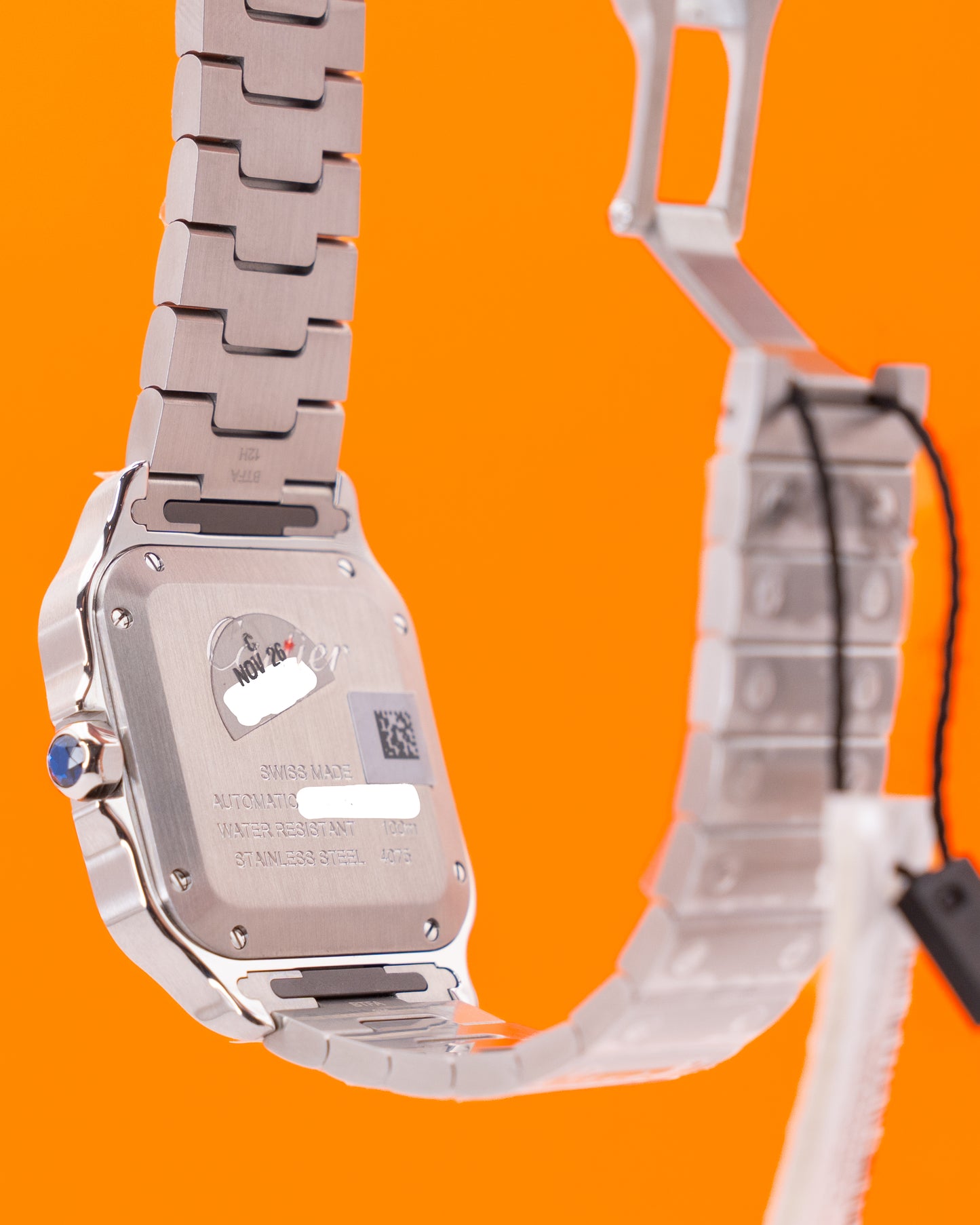 UNWORN WITH STICKERS Cartier Santos De Cartier 35mm WSSA0061 Medium Green Dial 2025