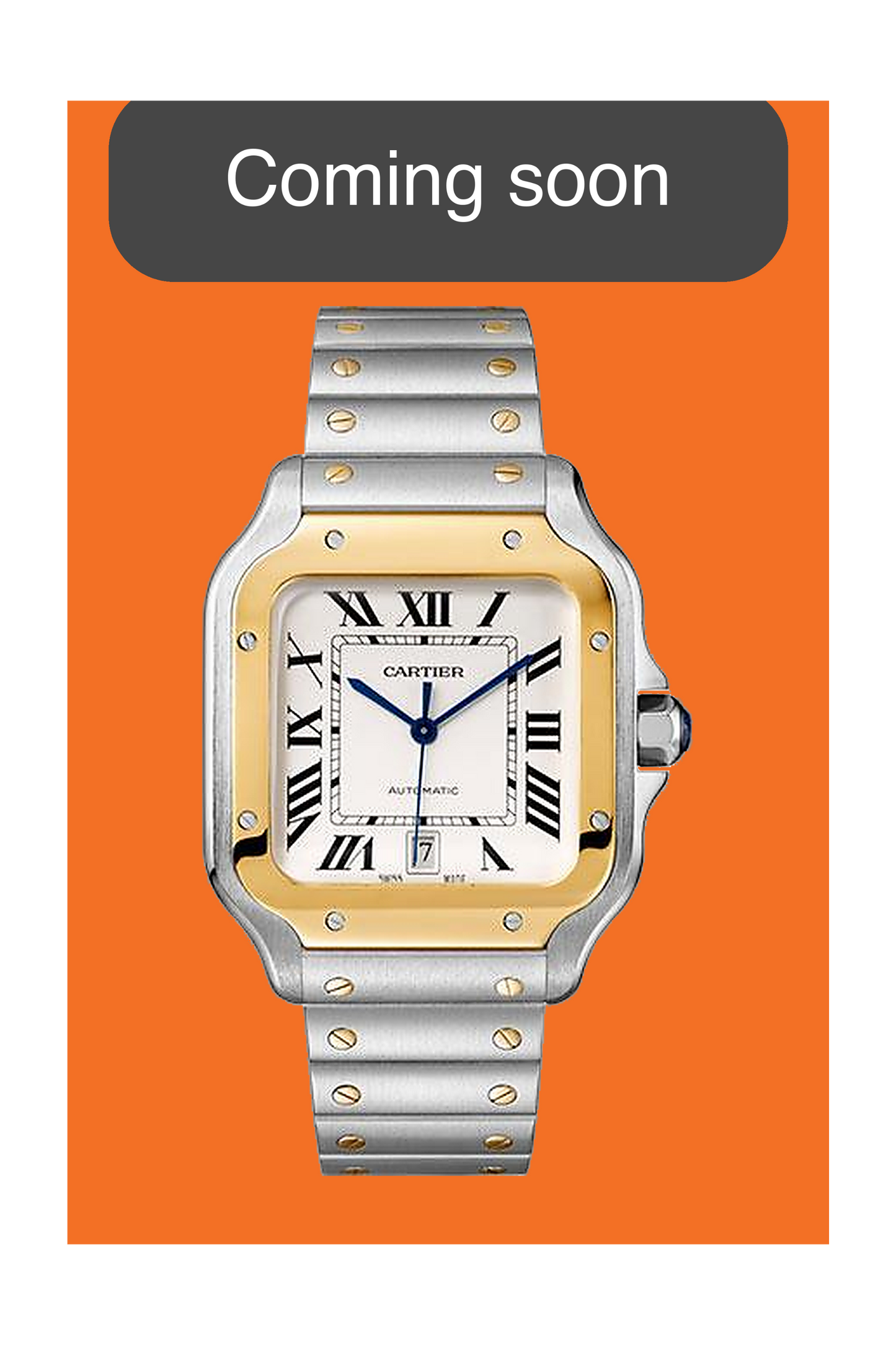 Santos de Cartier Large 39.8mm W2SA0009 Two Tone Yellow Gold