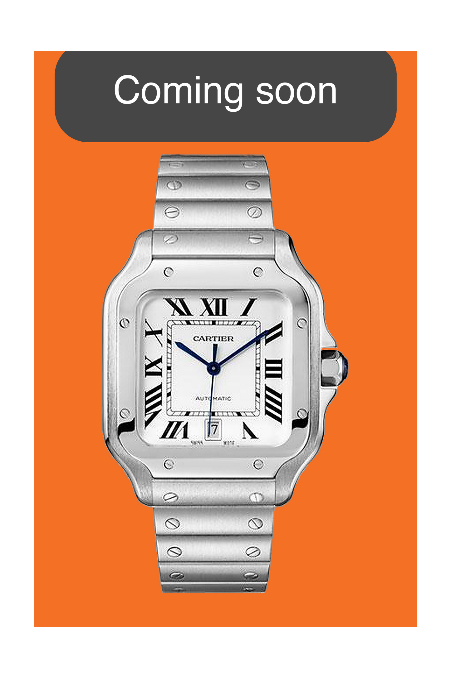 COMING SOON - Cartier Santos Large 39.8mm WSSA0018 White Dial