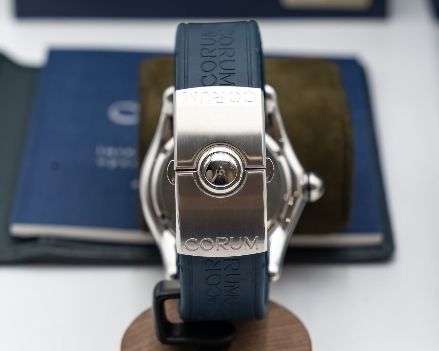 UNWORN Corum Bubble Diver 82.180.20 Blue Automatic
