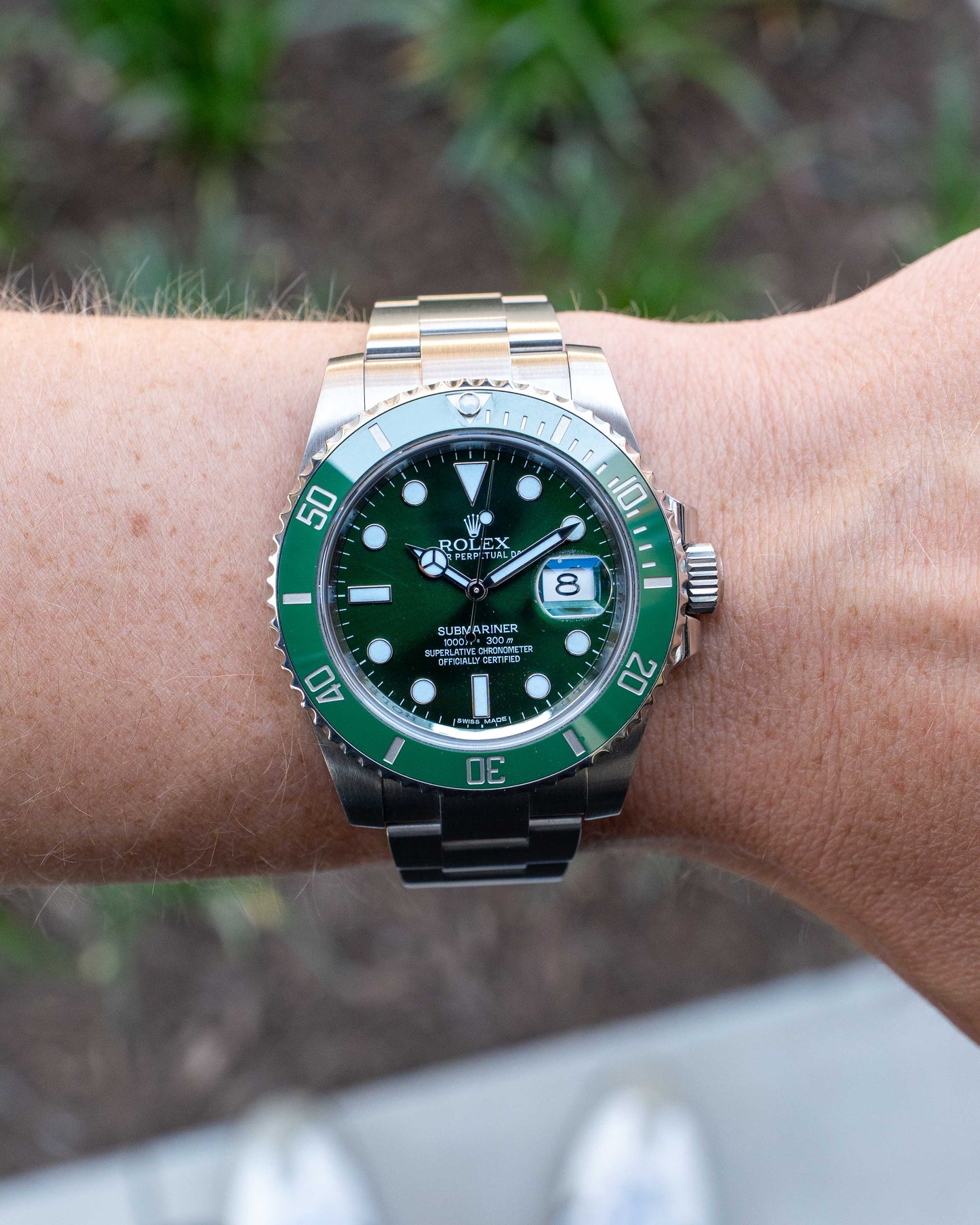 Rolex Submariner Date 40mm 116610LV Hulk 2015