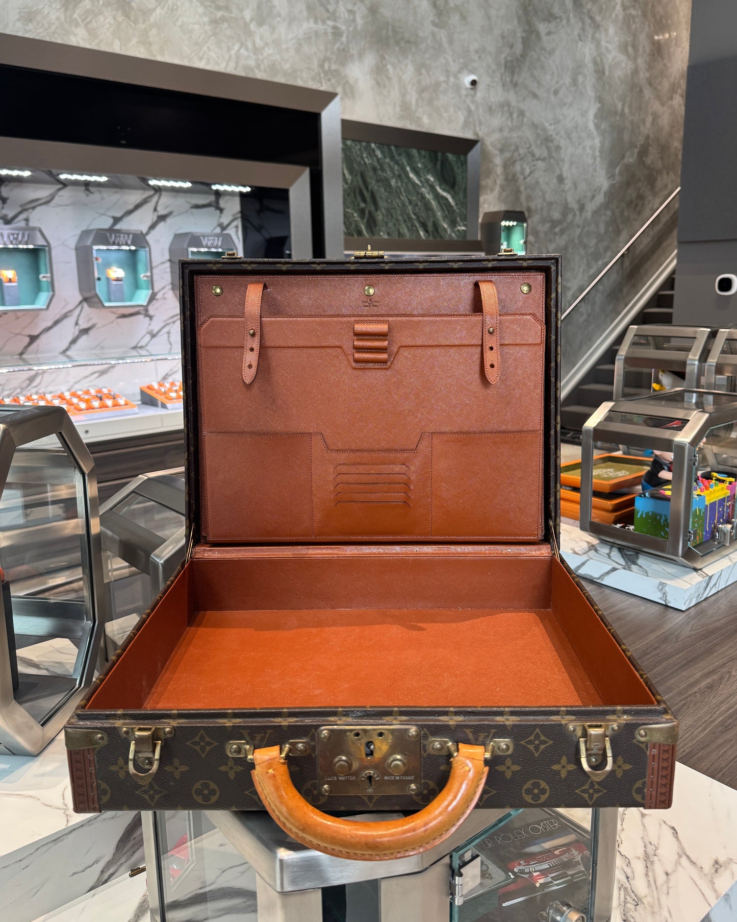 Louis Vuitton Monogram Briefcase 1980's