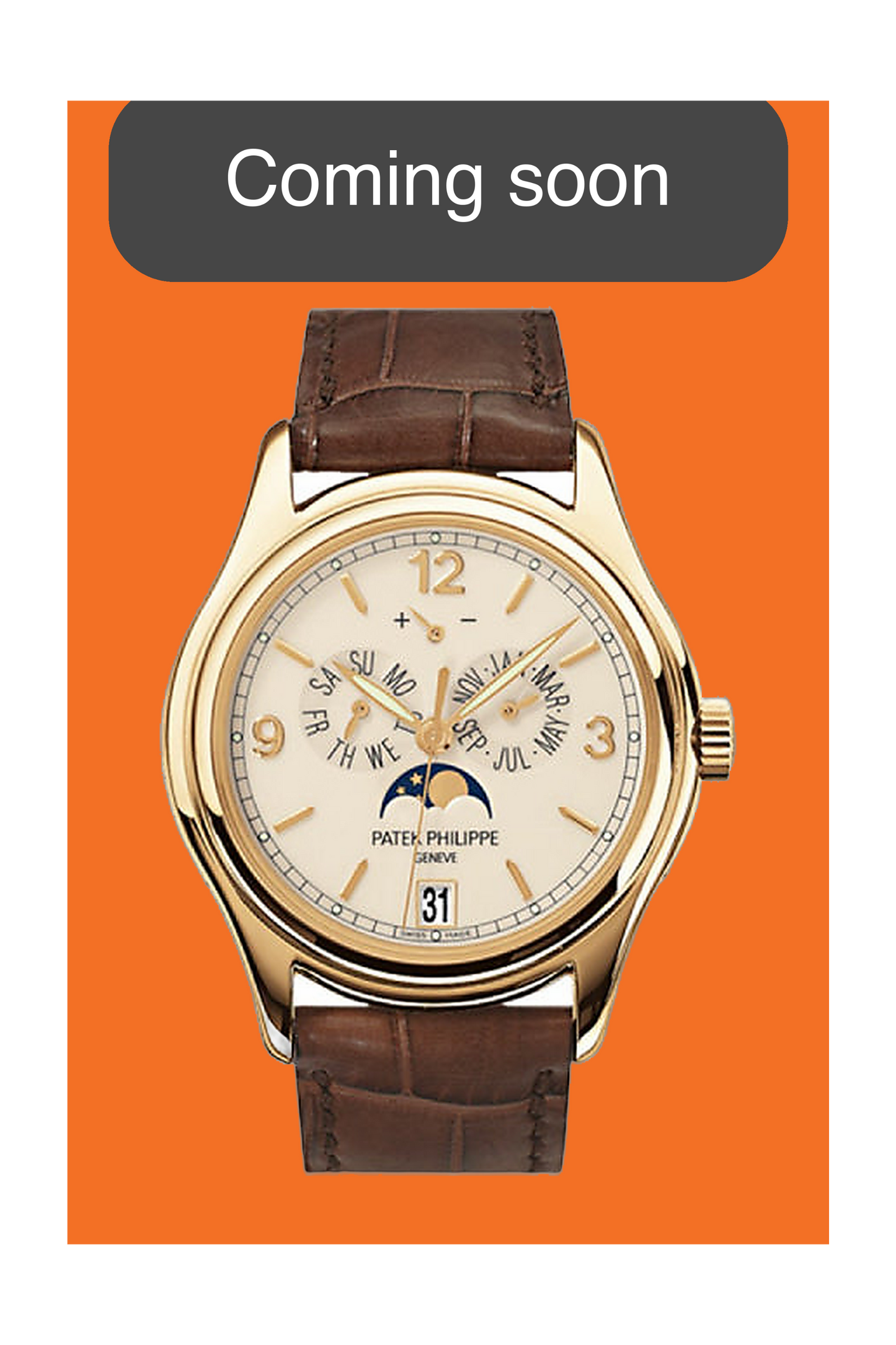 Patek Philippe Annual Calendar 39mm 5146 Yellow Gold Case Cream Dial 2015