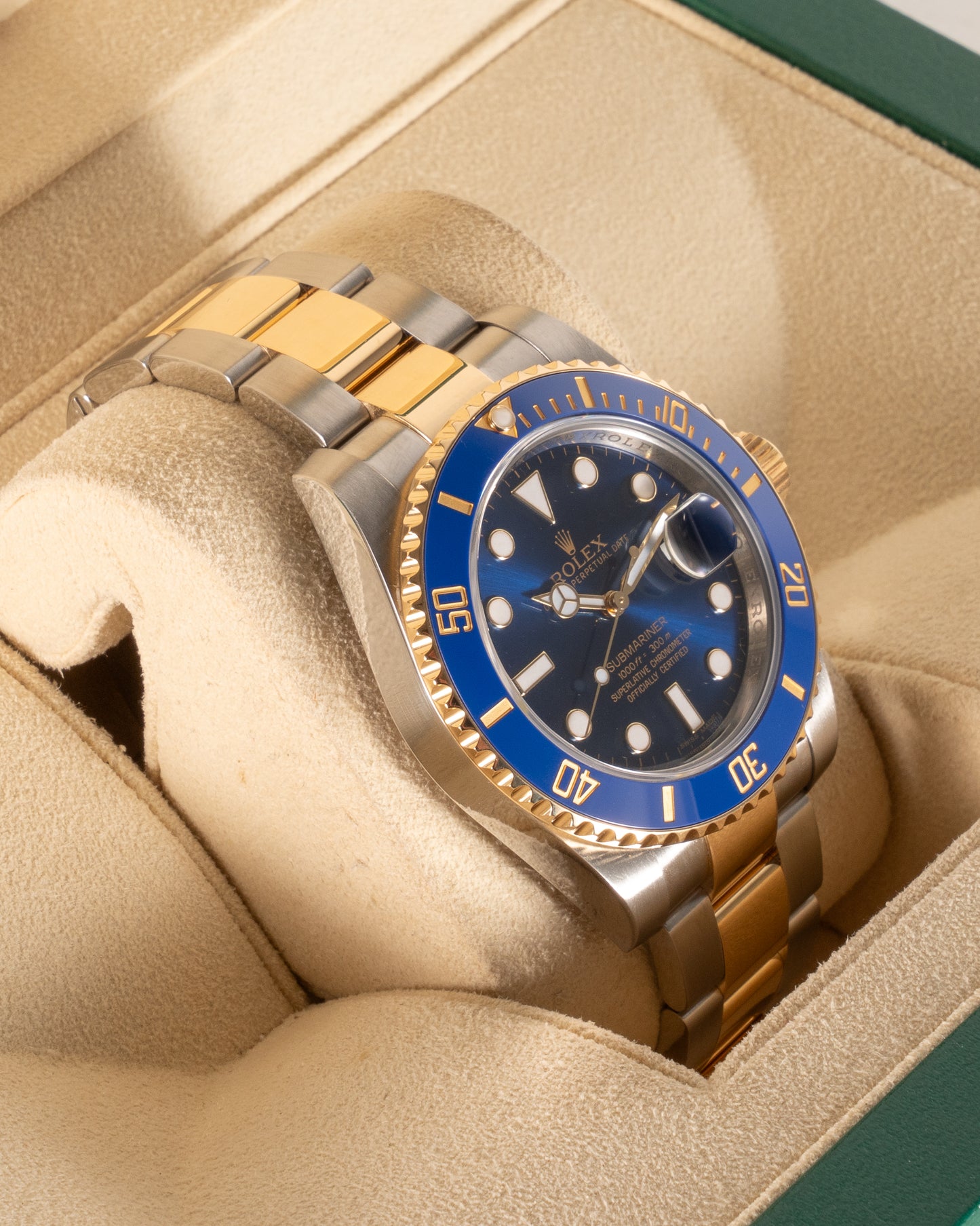 Rolex Submariner Date 116613LB Two Tone Yellow Gold Bluesy 2014