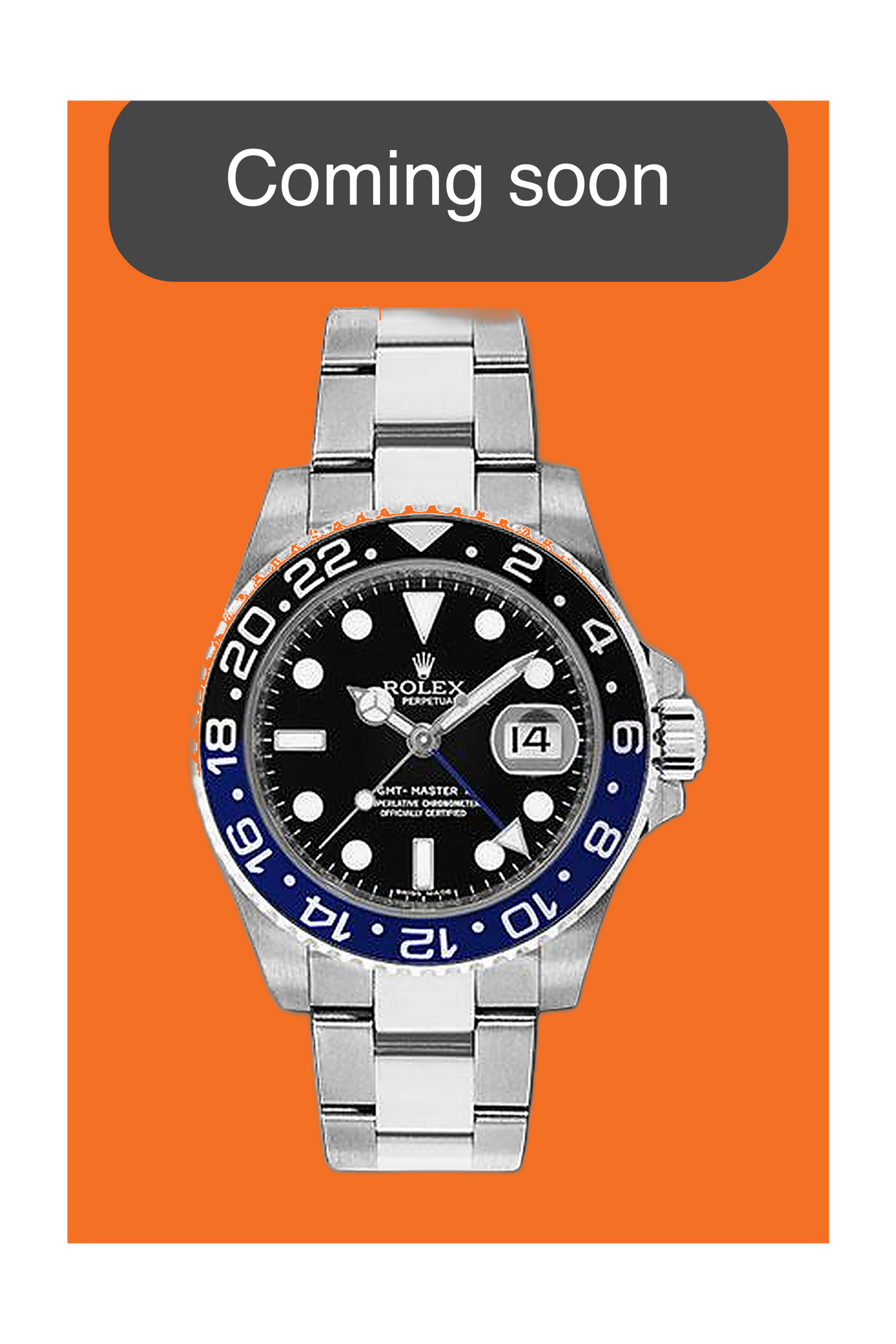 Rolex GMT Master II 40mm 116710BL Batman 2014