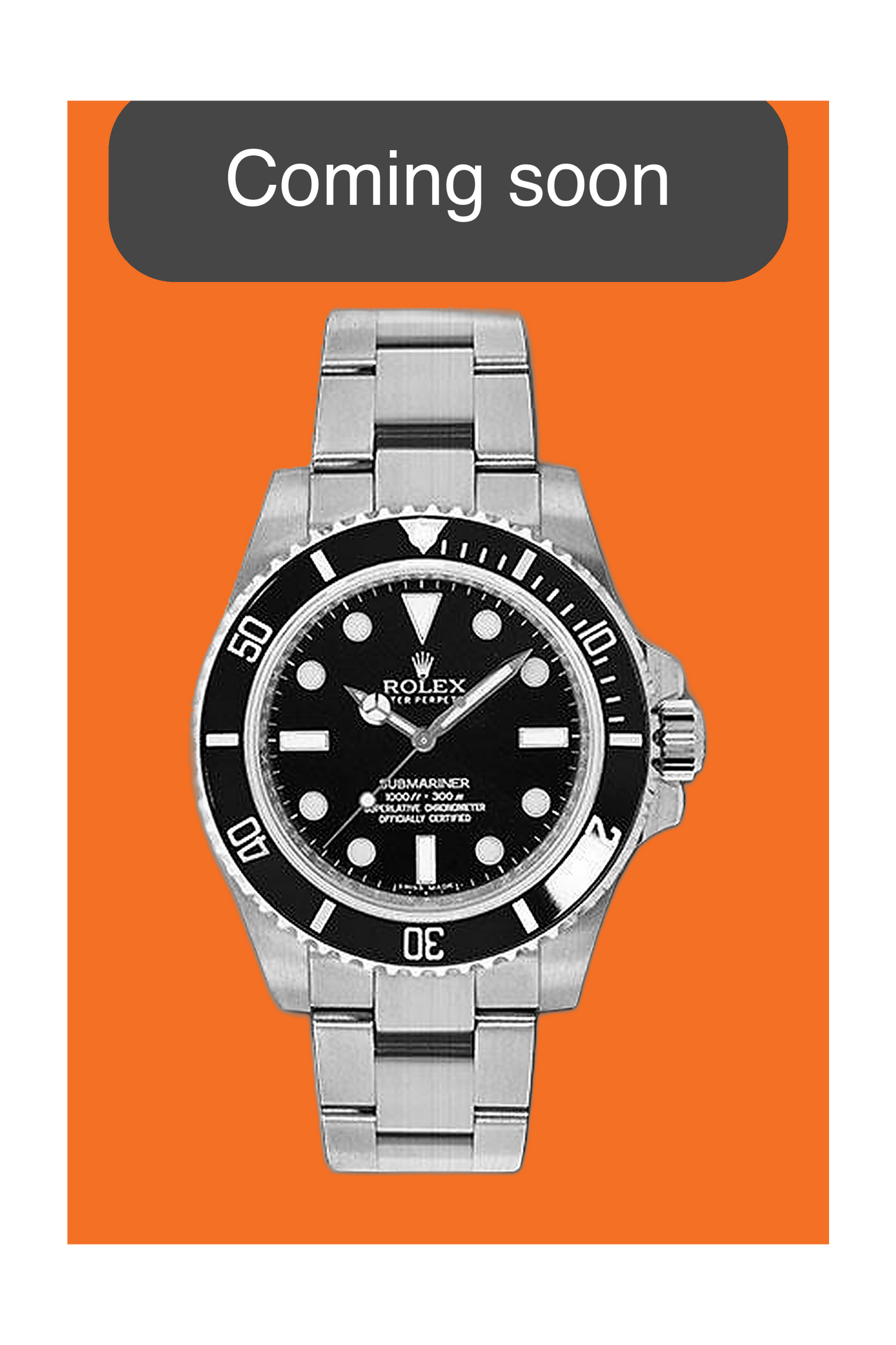Rolex Submariner No-Date 40mm 114060 Black Dial 2019