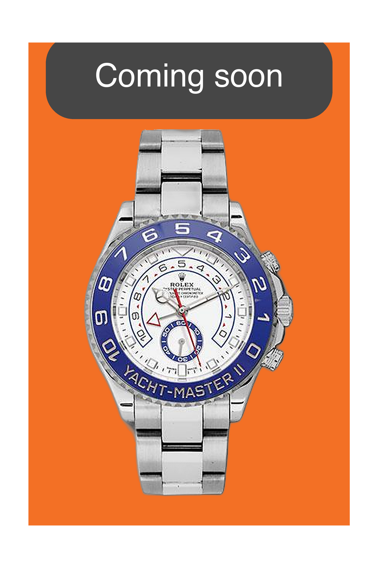 COMING SOON - Rolex YachtMaster II 44mm 116680 White Dial 2016