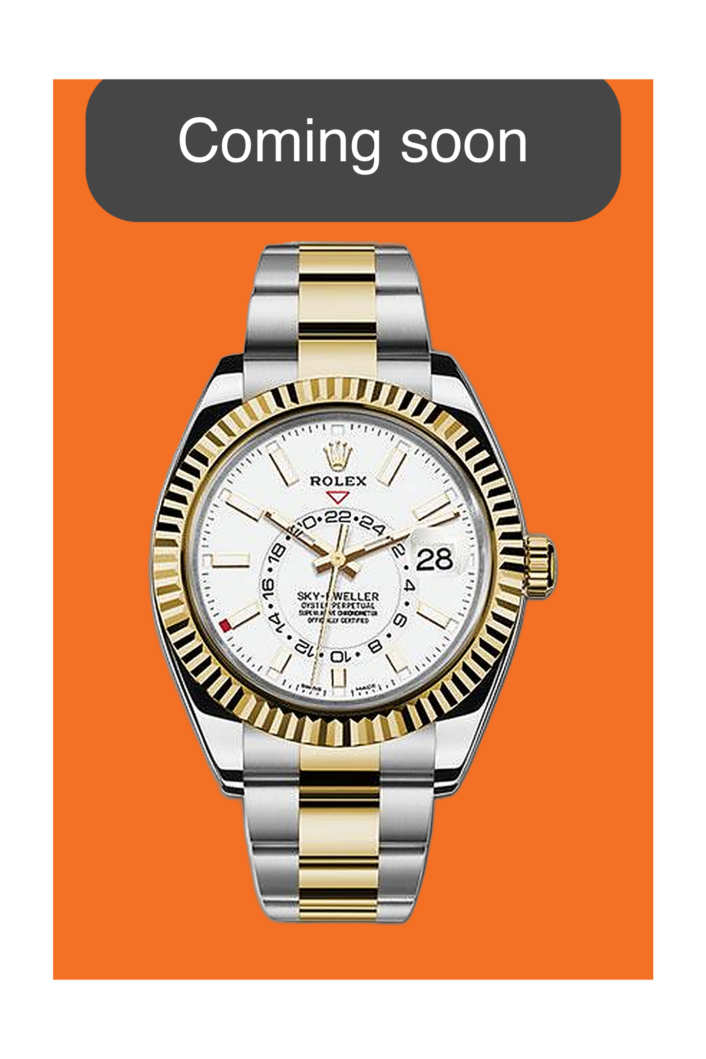 Rolex Sky-Dweller 42mm 326933 Two Tone White Dial 2019