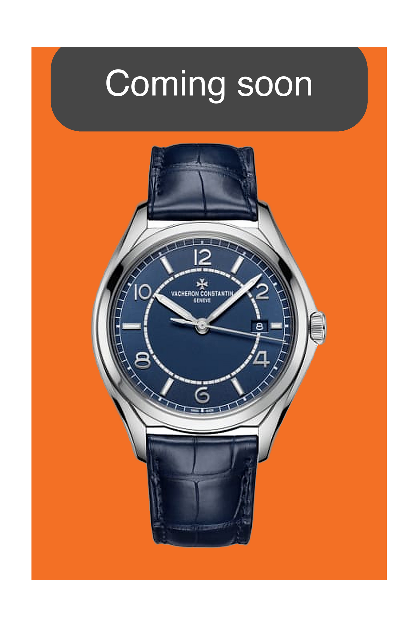 Vacheron Constantin Fiftysix 40mm 4600E/110A-B487 on Leather Strap Blue Dial 2023