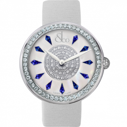 Jacob & Co. Brilliant One Row Blue Sapphires 44 mm BQ030.10.RO.KF.A