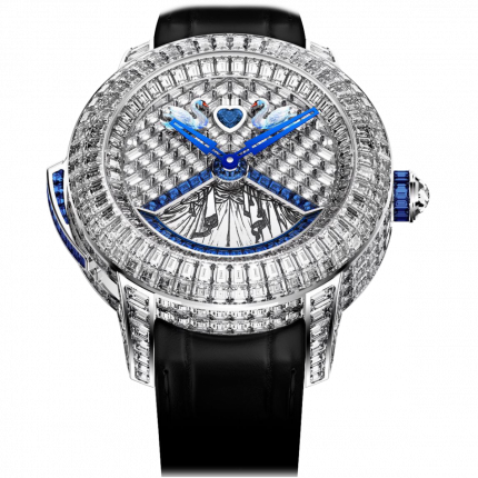 Jacob & Co. Rasputin Tourbillon Baguette Blue Sapphires 47.6 mm CT200.30.BD.UD.A