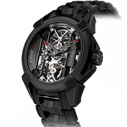 Jacob & Co. Epic X Black Titanium Bracelet 44 mm EX100.21.PS.OP.A21AA